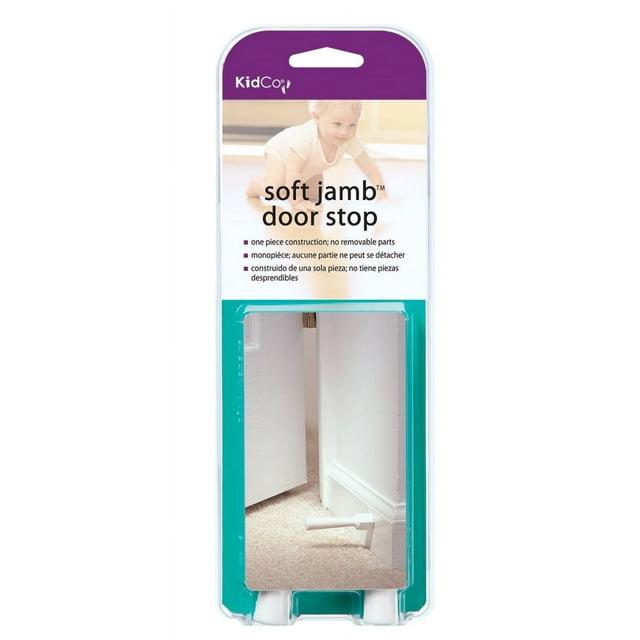 KidCo Child Safety Soft Jamb Door Stop for Child Safety, White