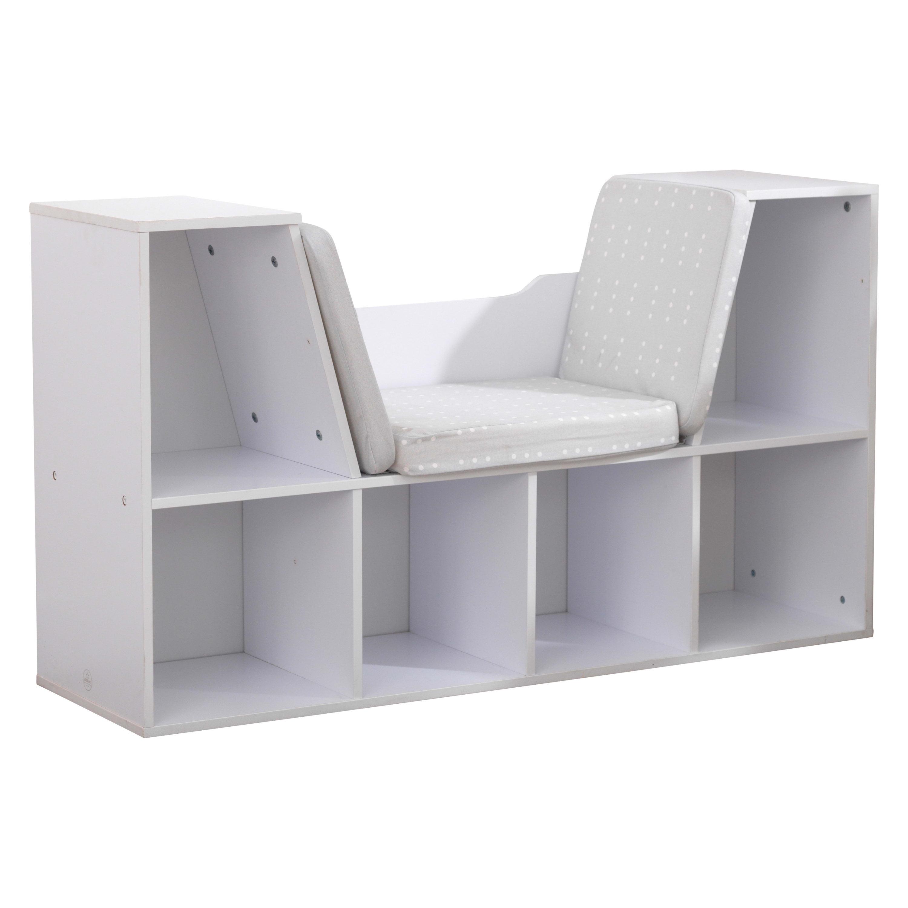 KidKraft Bookcase with Reading Nook, 6 Shelves