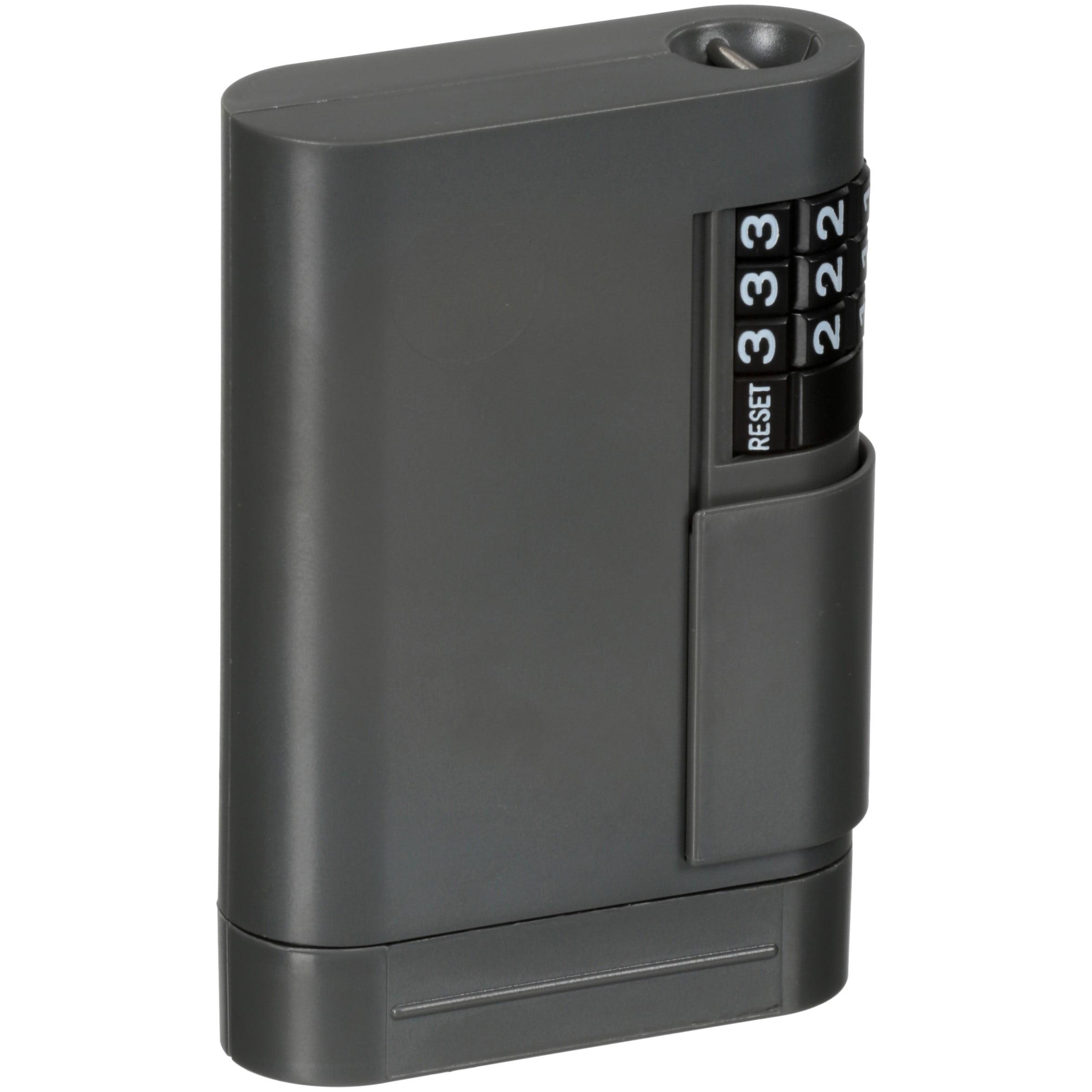 Extra-Large Gray Metal Touchpad Electronic Key Safe with Foam Insert