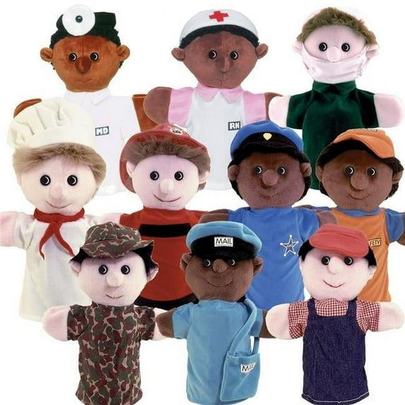 Get Ready Kids Community Helper Puppets, Set of 10
