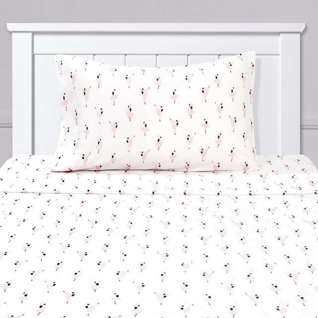 Sweet Home Collection Ballerina Bed Sheet Set