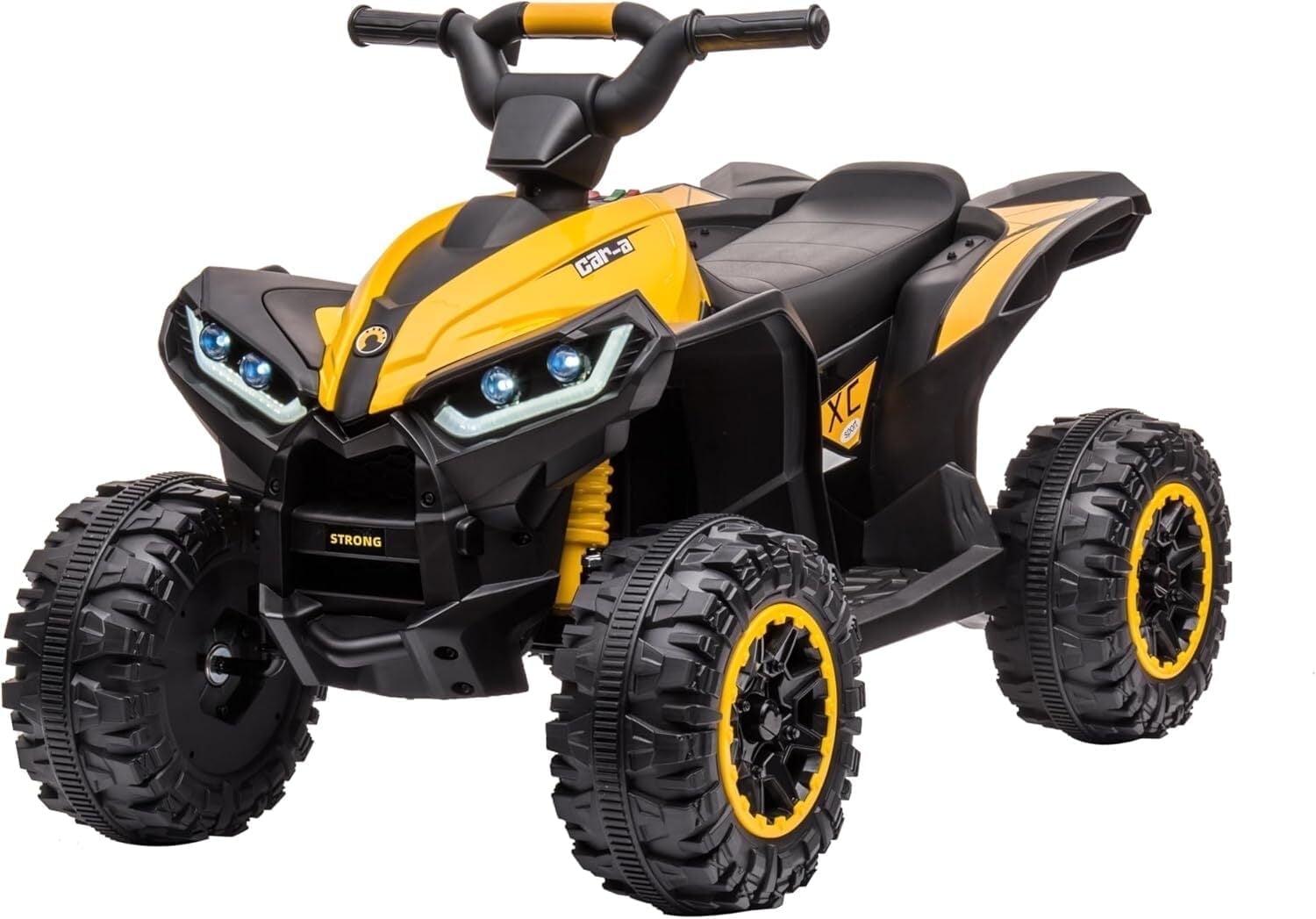 Hetoy 12V Battery Powered Electric Four-Wheeler With Music