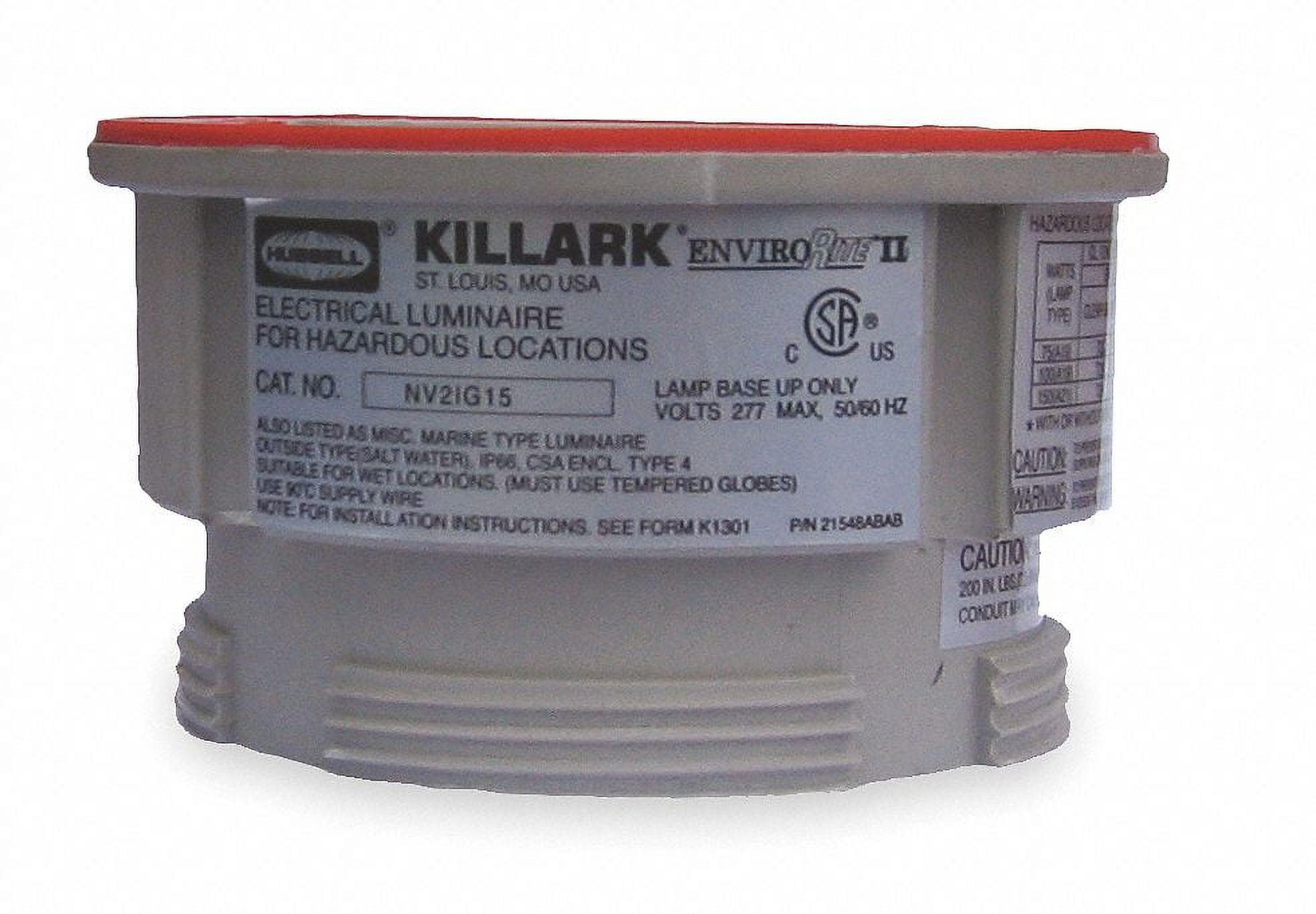 Killark IncandFixtuBody,277V AC,150W,5"L,5"W,4"H NV2IG15