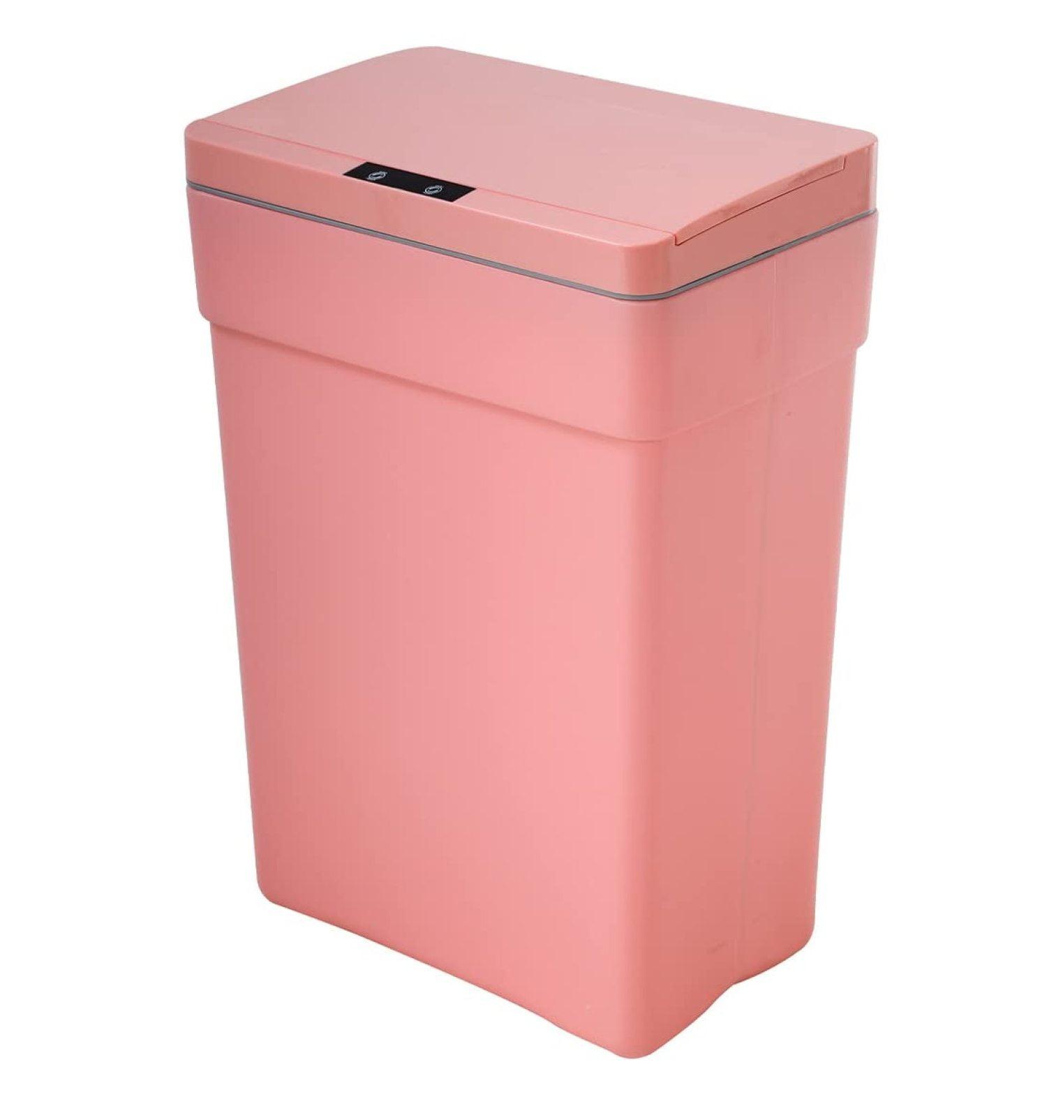 FDW Trash Can 13 Gallon 50 Liter Touchless Trash Bin with Lid Plastic Kitchen Waste Bin Quiet Operation &  Adjustable Sensitivity