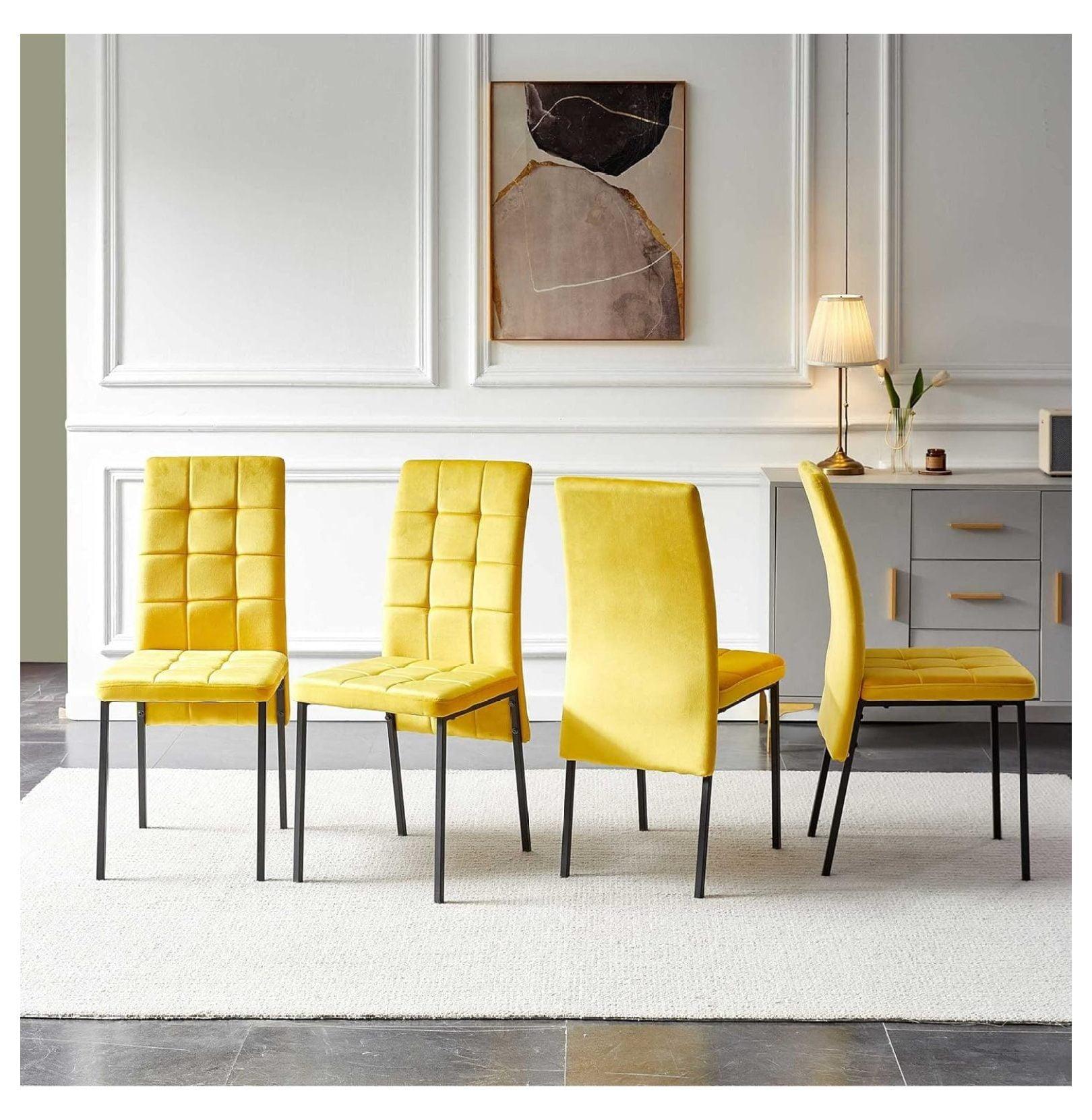 Brooklyn Velvet High Back Side Chair
