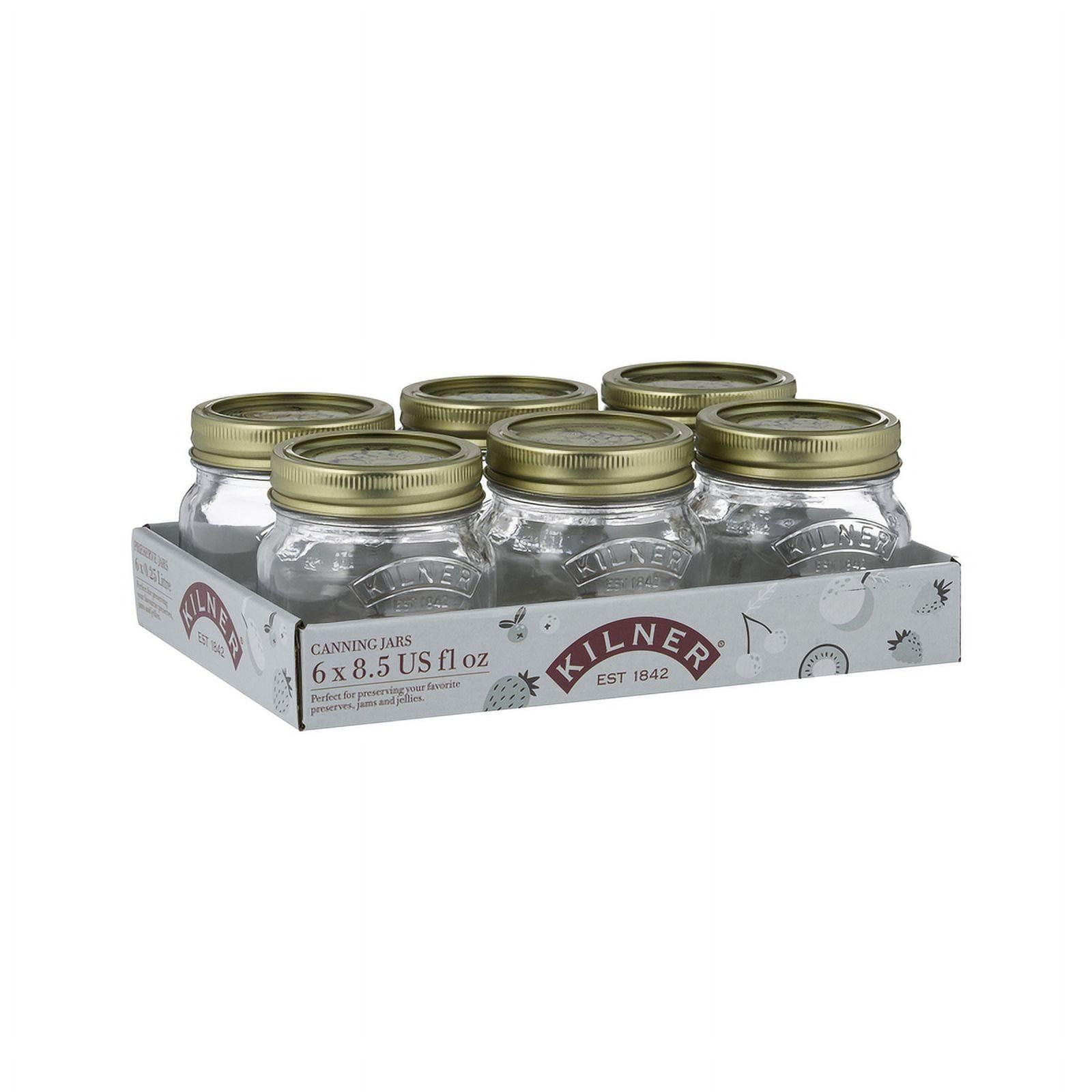 Kilner® Tray of 6 0.25 Litre Preserve Jars