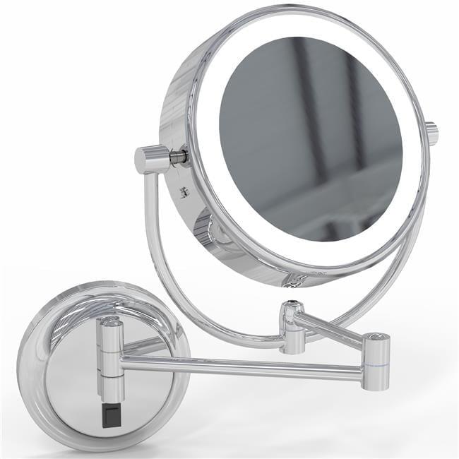 Kimball Young Metal Concave LED Wall Mirror