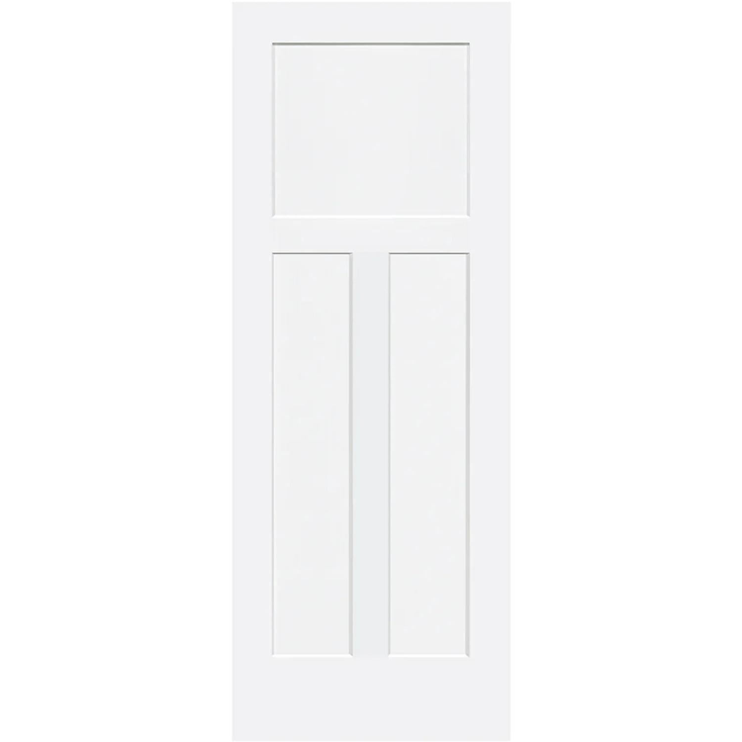 Paneled Solid Wood Primed Standard Door