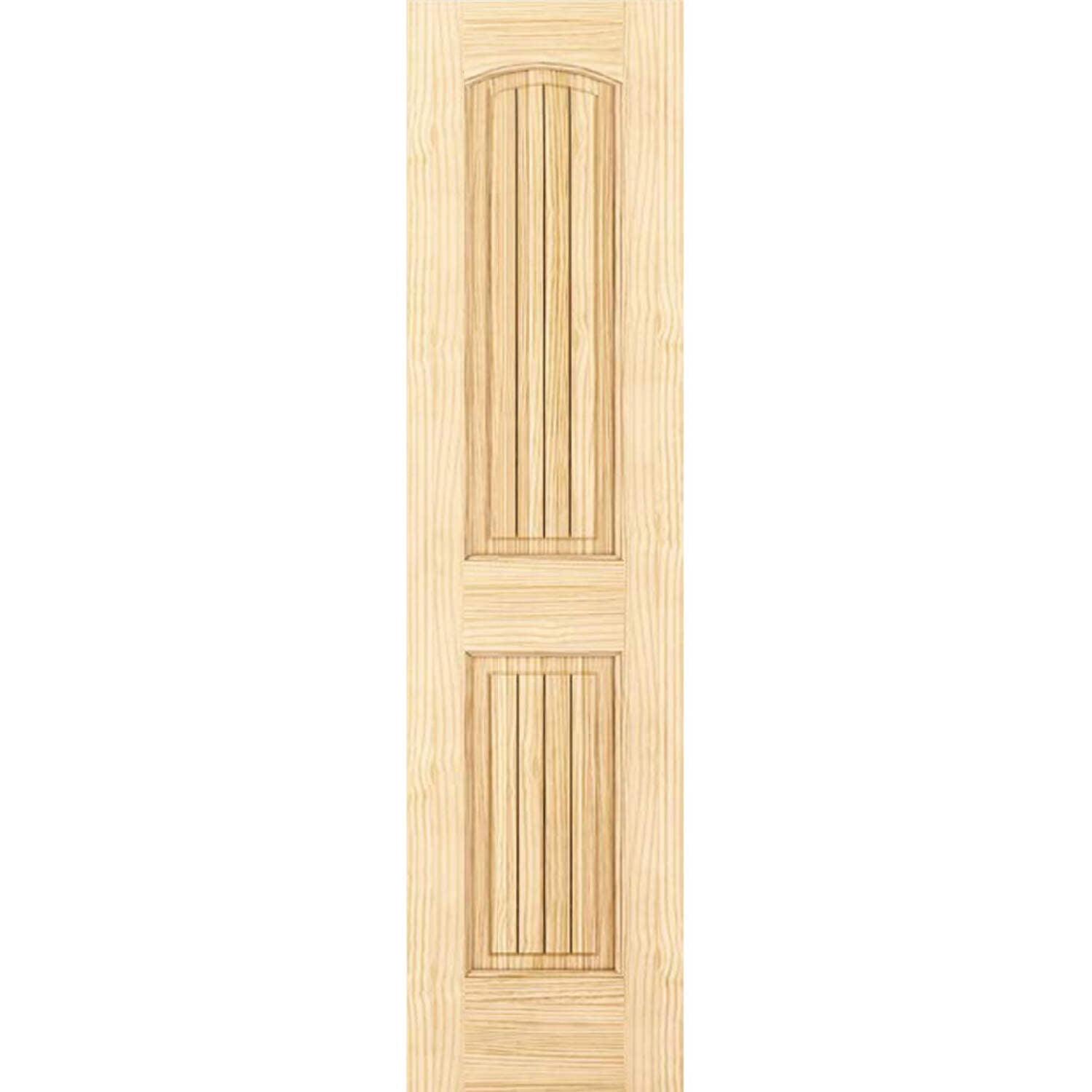 Paneled Solid Wood Unfinished Colonial Standard Door