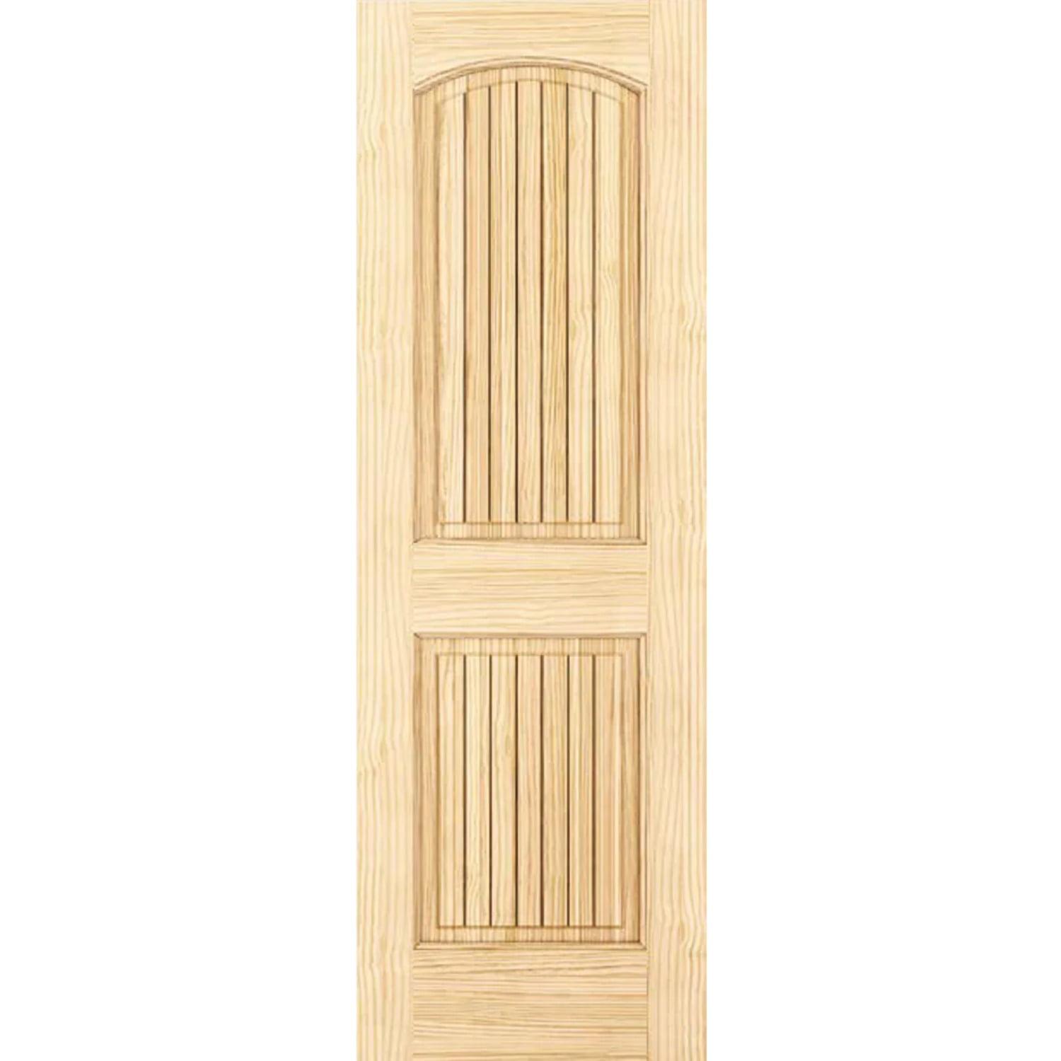 Paneled Solid Wood Unfinished Colonial Standard Door