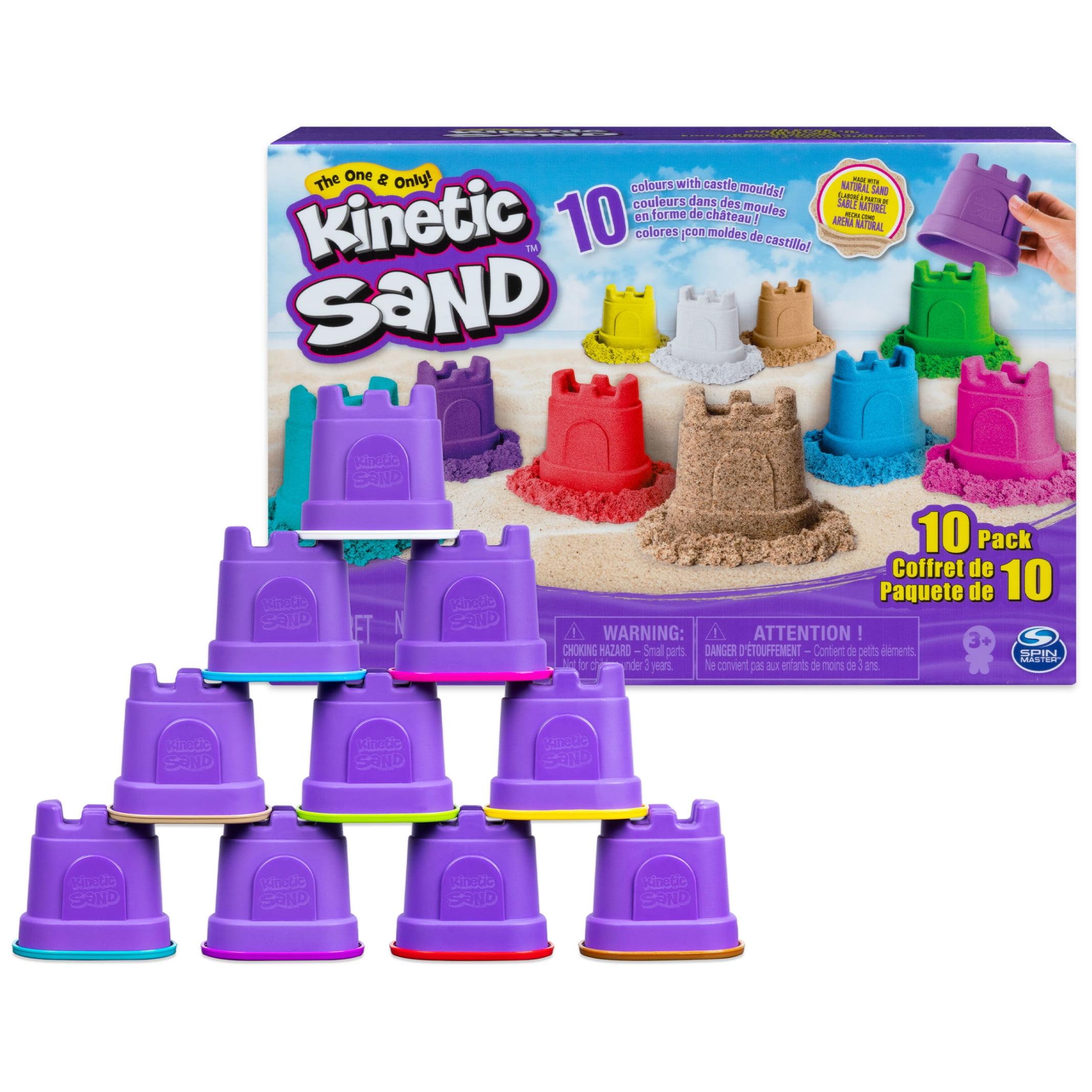 Kinetic Sand Castle Container Sand Art 10pk