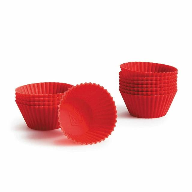 King Arthur Baking Company Non-Stick Silicone Muffin Cups, High-Heat Safe, Regular Size, Set of 12