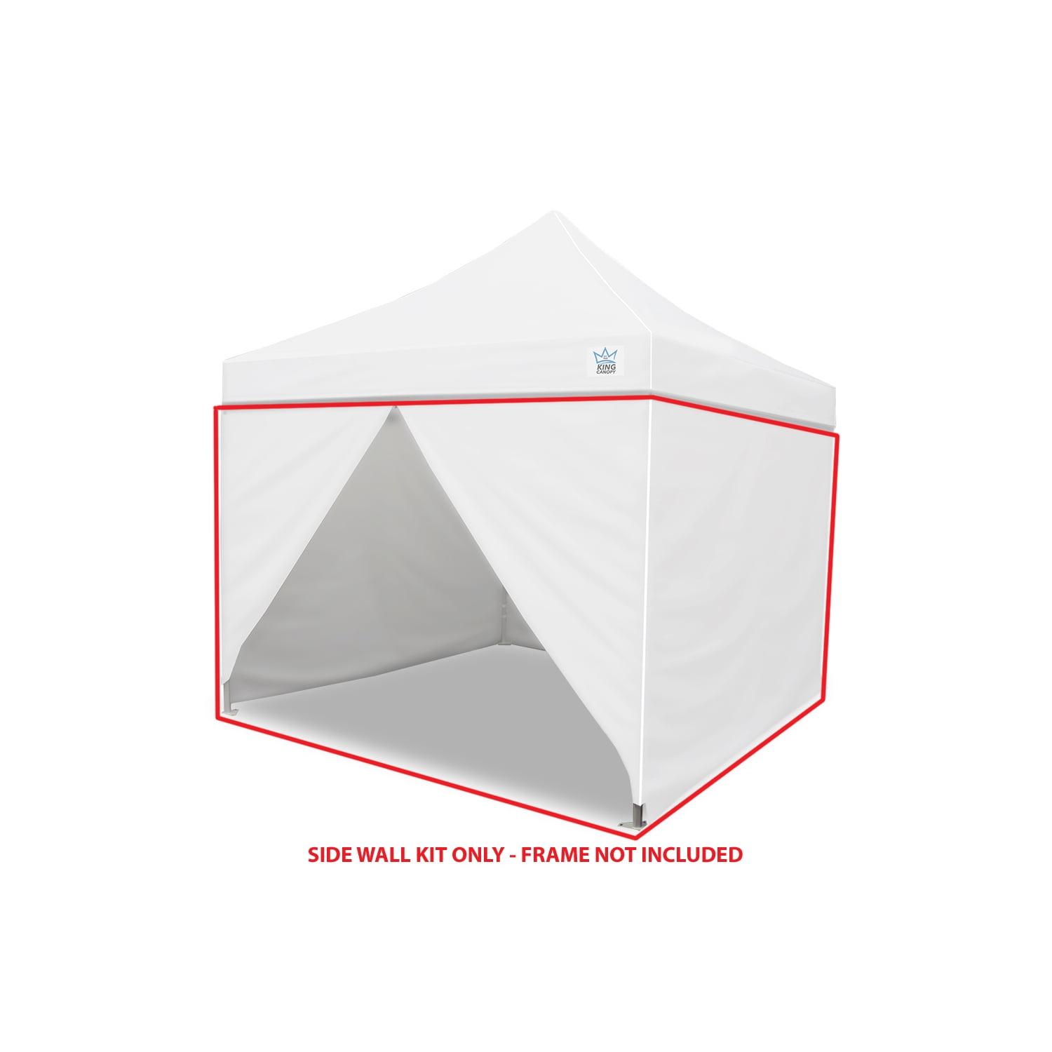 King Canopy Universal Instant Pop Up Tent Side Wall Kit fits 9ft 8in x 9ft 8in Frame