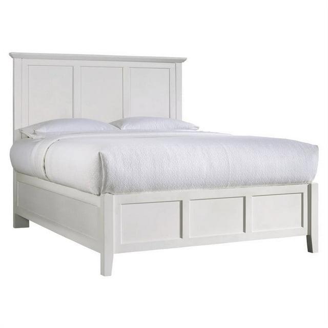 Kingfisher Lane California King Panel Bed in White