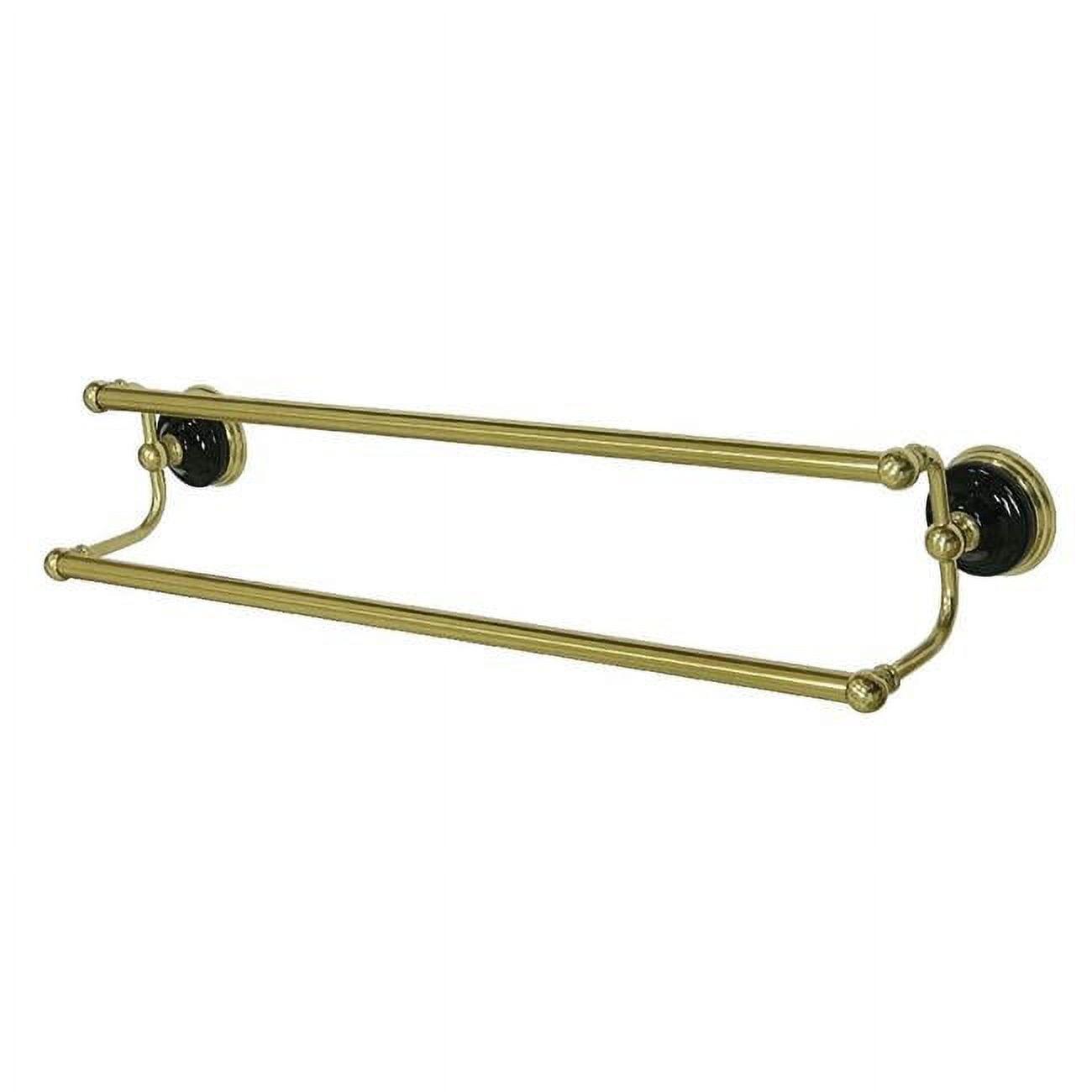 Kingston Brass Water Onyx 24-Inch Dual Towel Bar