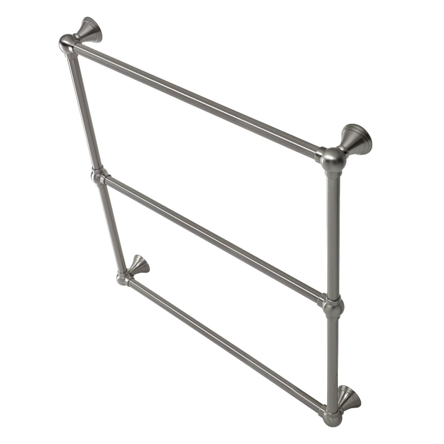 Kingston Brass DTC323019SN Kingston Brass Maximilien 30-Inch Wall Mount 3-Bar Towel Rack