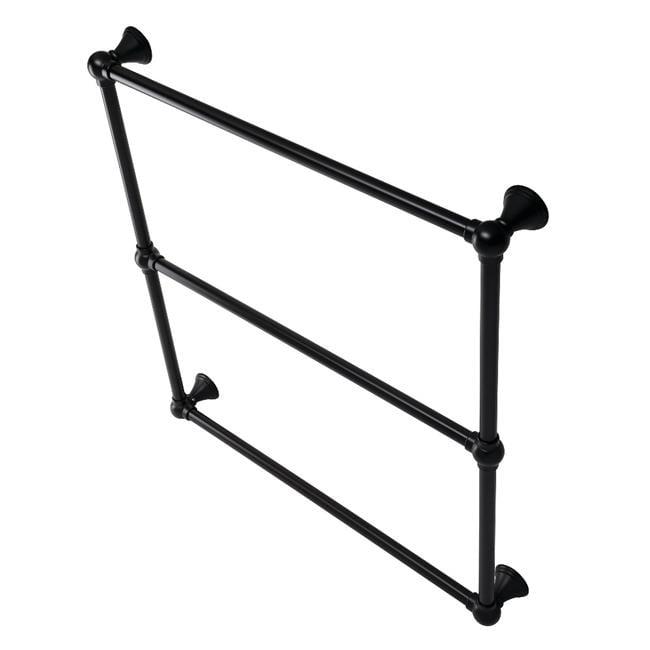 Kingston Brass Maximilien 30-Inch Wall Mount 3-Bar Towel Rack