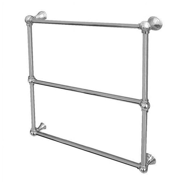Kingston Brass Maximilien 30-Inch Wall Mount 3-Bar Towel Rack