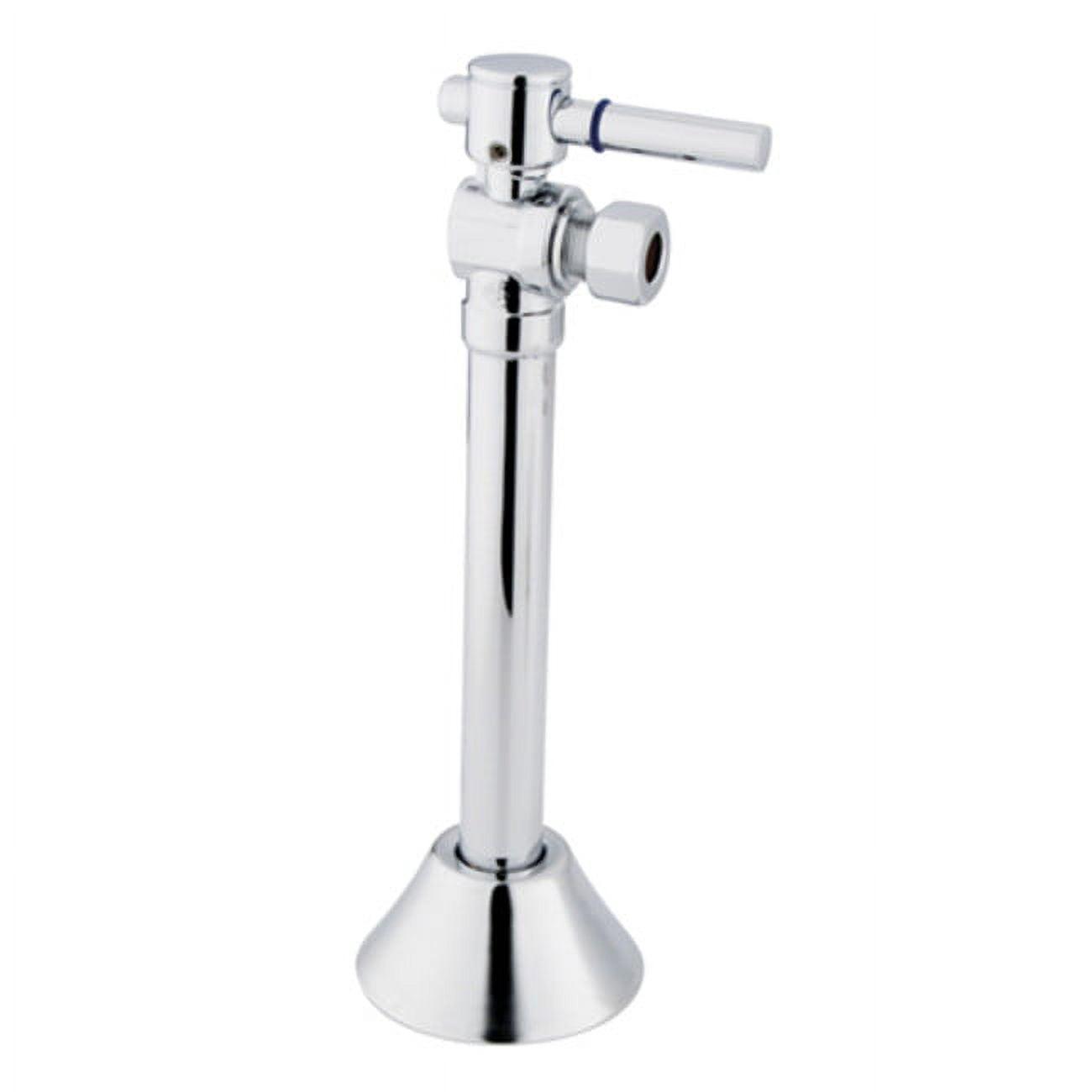 Kingston Brass Vintage 1/2-Inch Sweat x 3/8-Inch OD Comp Quarter-Turn Angle Stop Valve with 5-Inch Extension