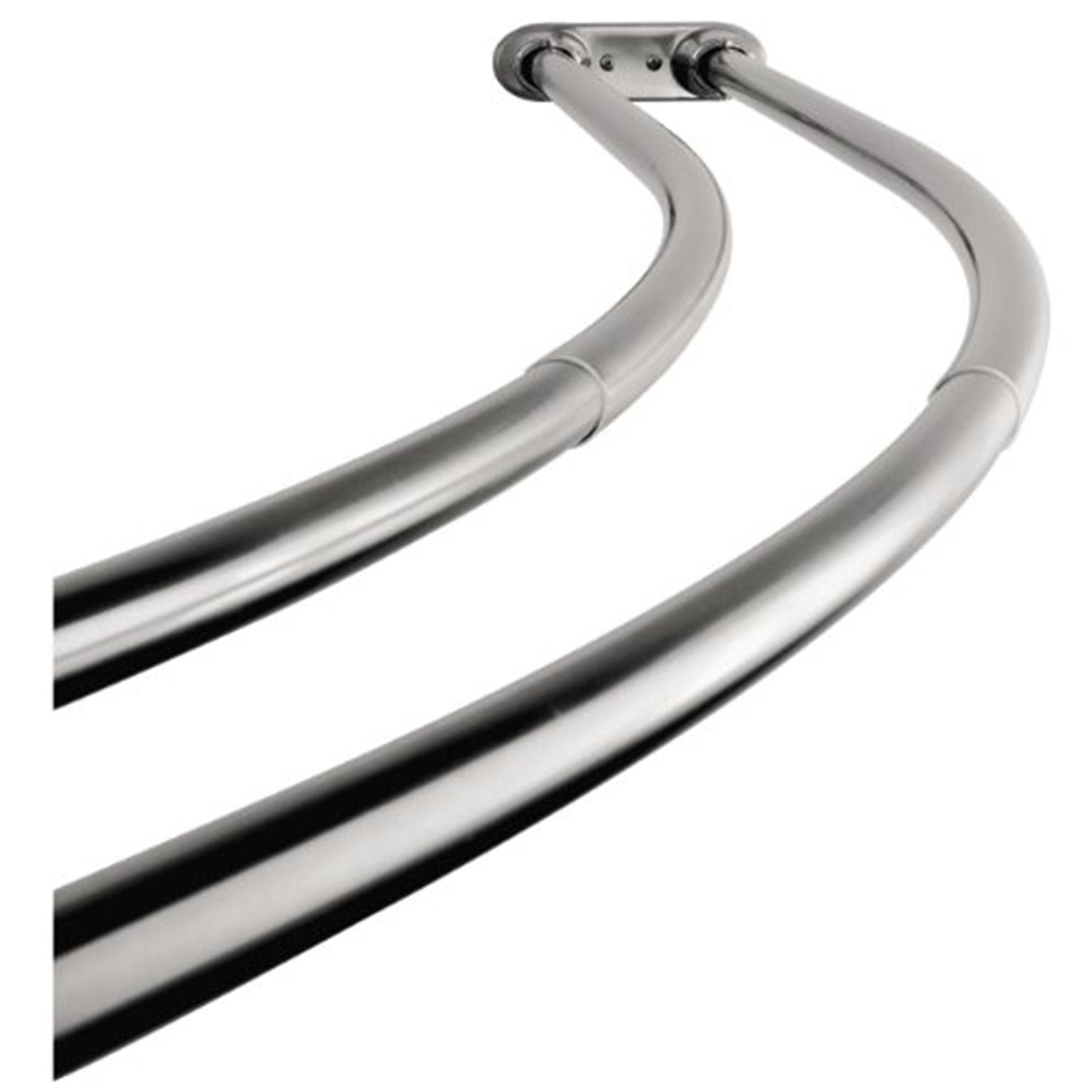 Kingston Brass Kingston Brass Edenscape 60-Inch to 72-Inch Adjustable Double Curved Shower Curtain Rod