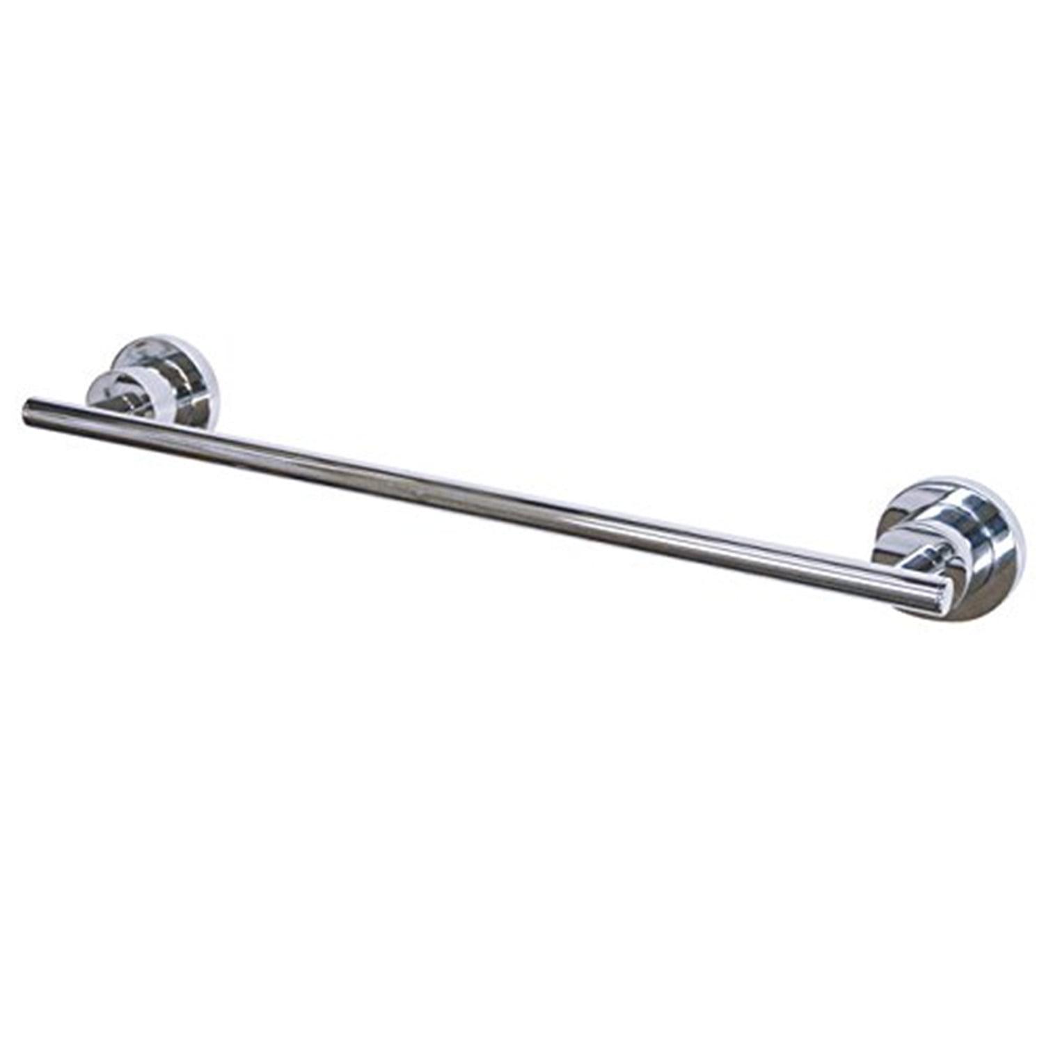 Polished Chrome 18-Inch Wall Mounted Towel Bar