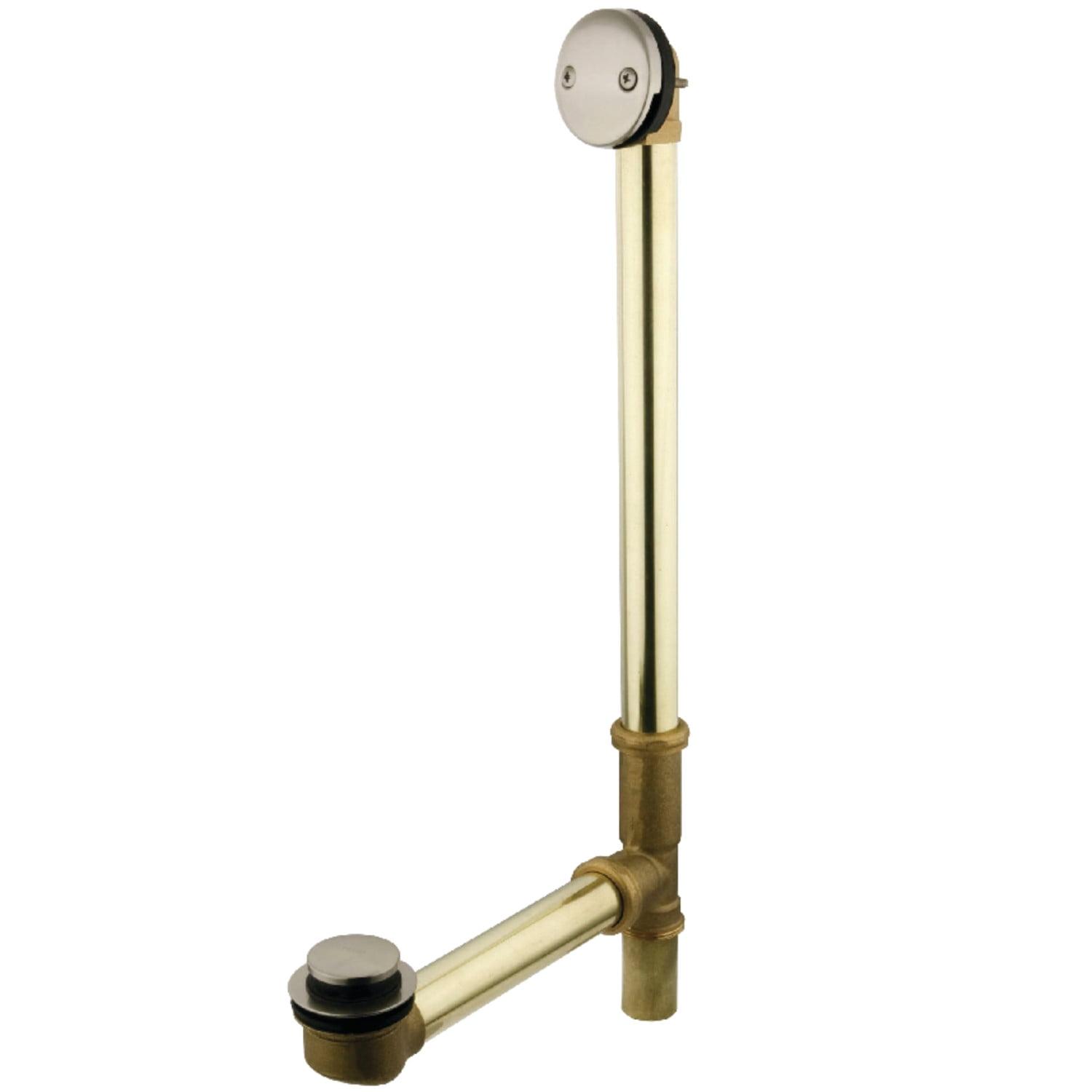 Kingston Brass Made To Match 23-Inch Brass Toe Touch Tub Waste and Overflow