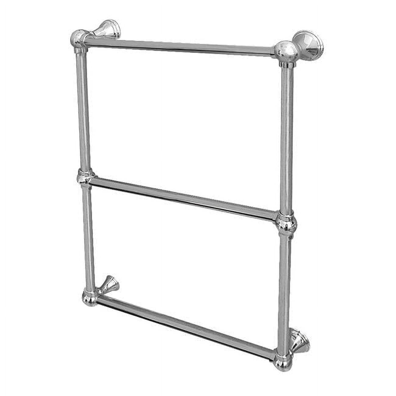 Kingston Brass Maximilien 24-Inch Wall Mount 3-Bar Towel Rack