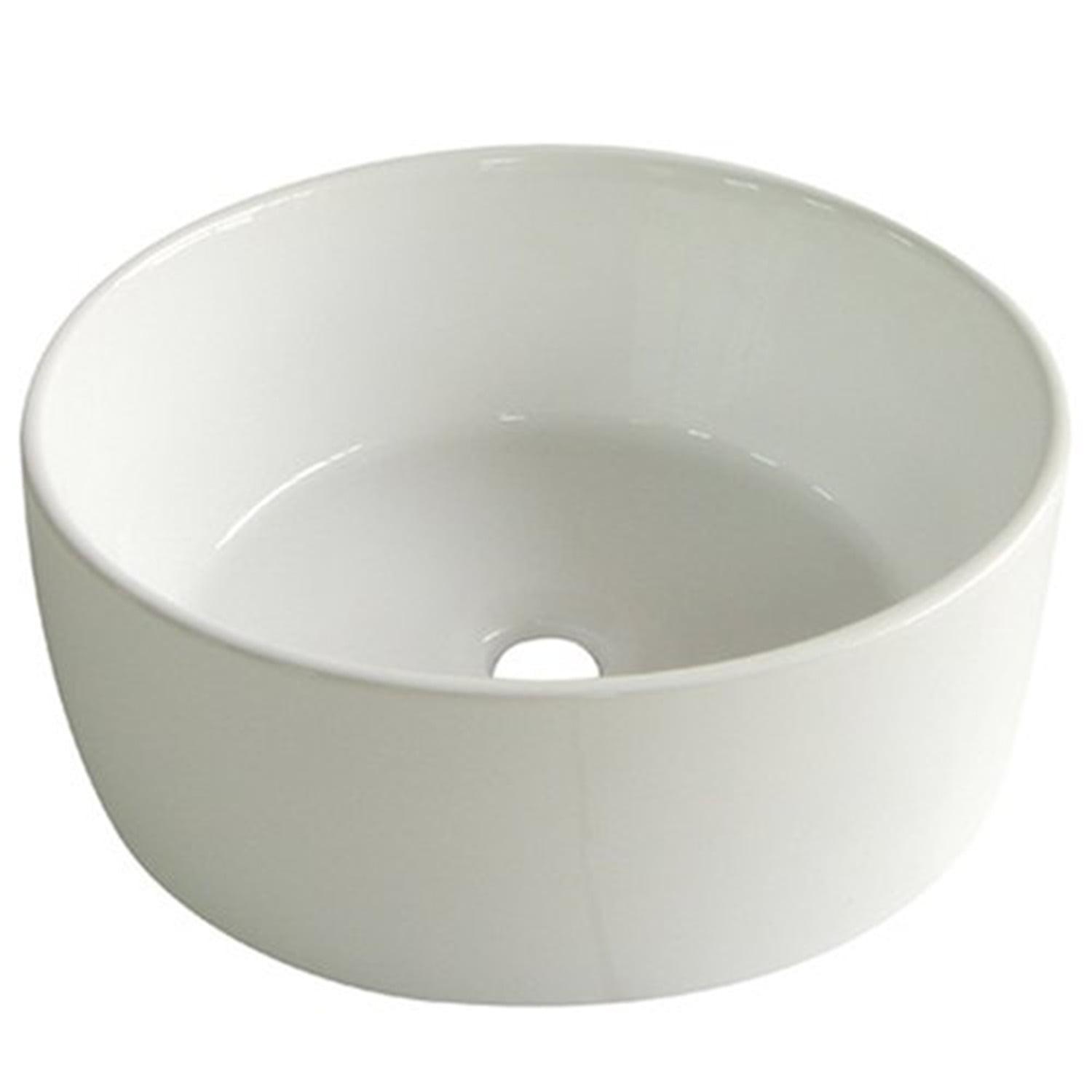 Kingston Brass Park Ceramic Round Vessel Sink