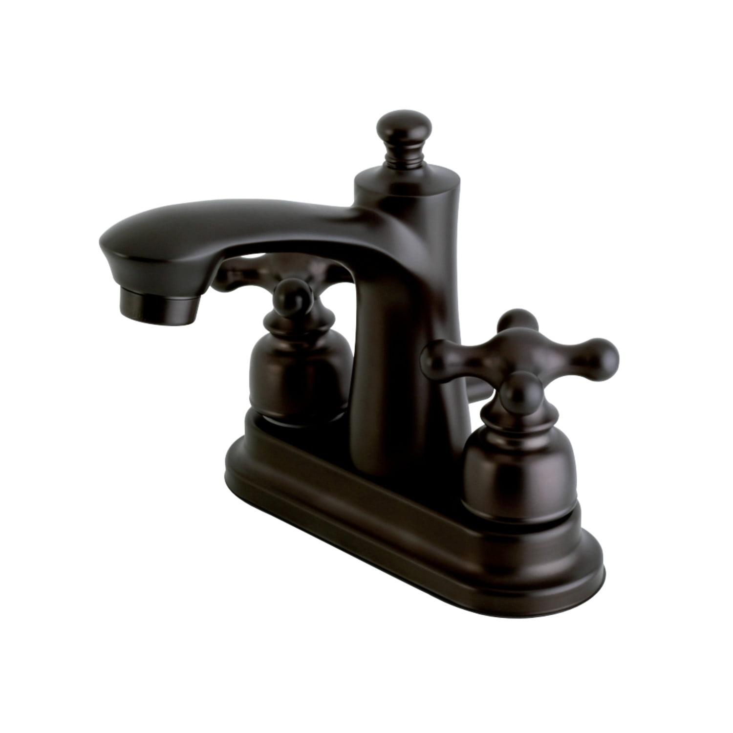 Victorian Oil Rubbed Bronze 4-Inch Centerset Bathroom Faucet