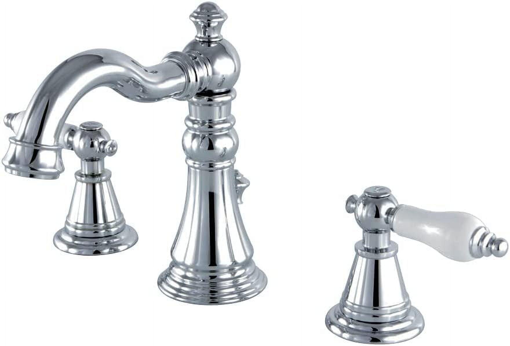 English Classic Widespread Bathroom Faucet with Drain Assembly