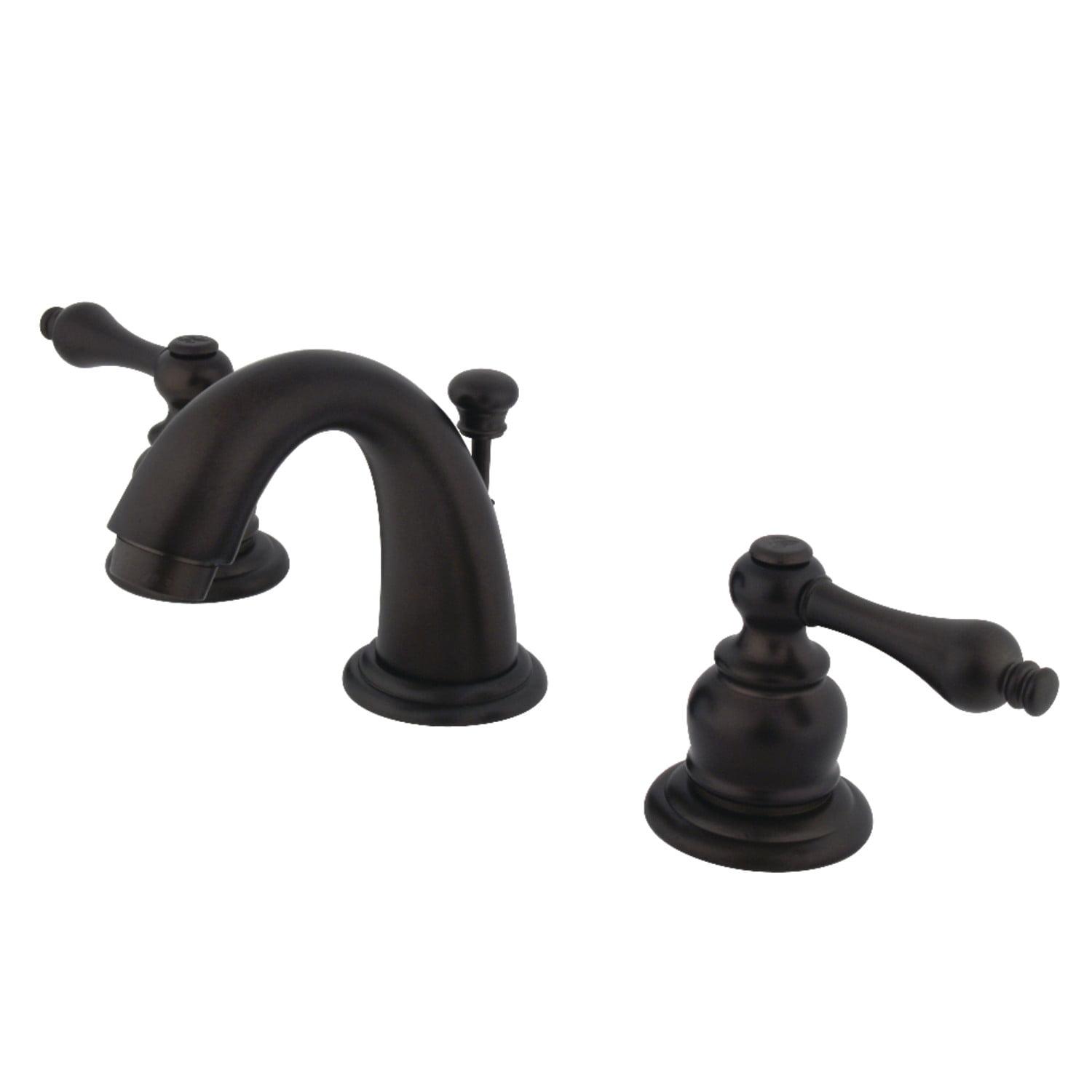 English Country Widespread Bathroom Faucet with Drain Assembly