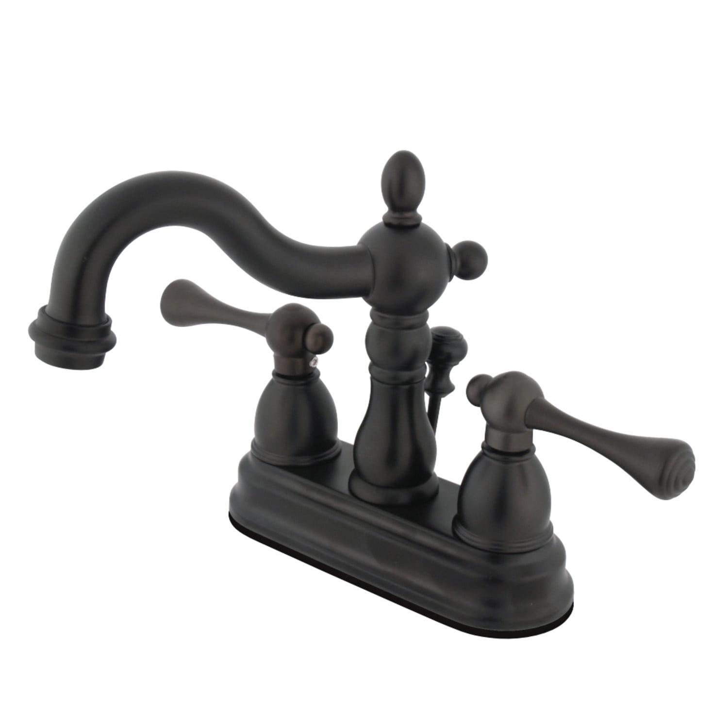 Heritage Elegance Oil-Rubbed Bronze 4" Centerset Bathroom Faucet