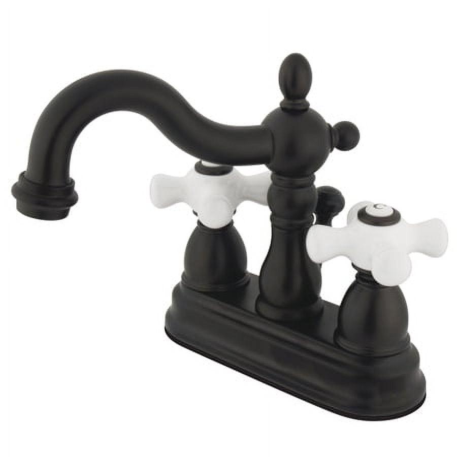 Heritage Centerset Bathroom Faucet with Drain Assembly