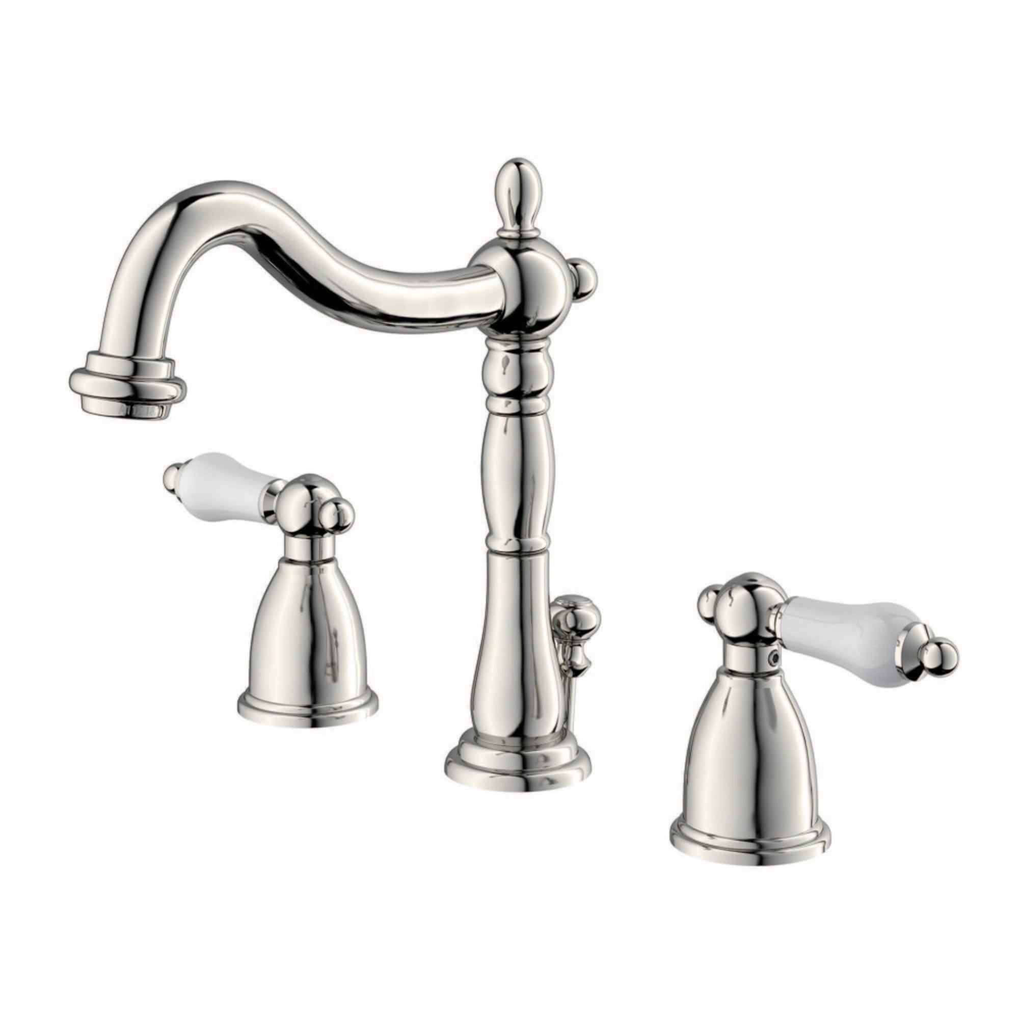 Heritage Widespread Bathroom Faucet with Drain Assembly