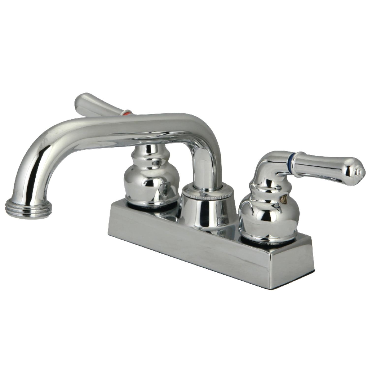 Kingston Brass Two-Handle 2-Hole Deck Mount Laundry Faucet