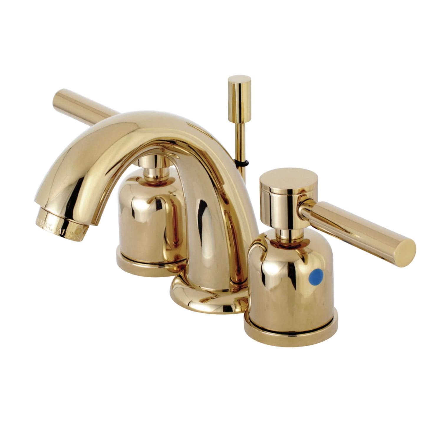 Concord Polished Brass Widespread Bathroom Faucet