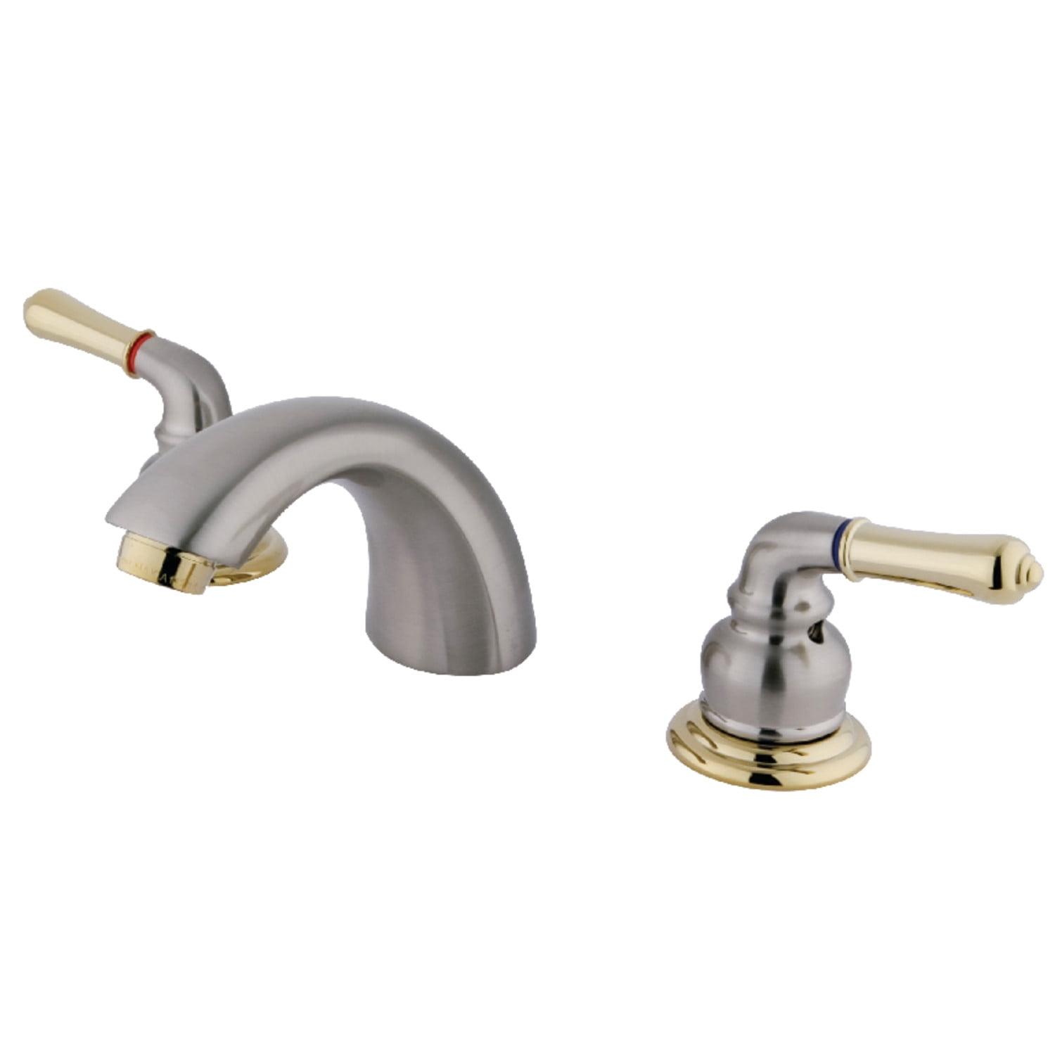 Elegant Magellan Mini-Widespread Bathroom Faucet in Brushed Nickel