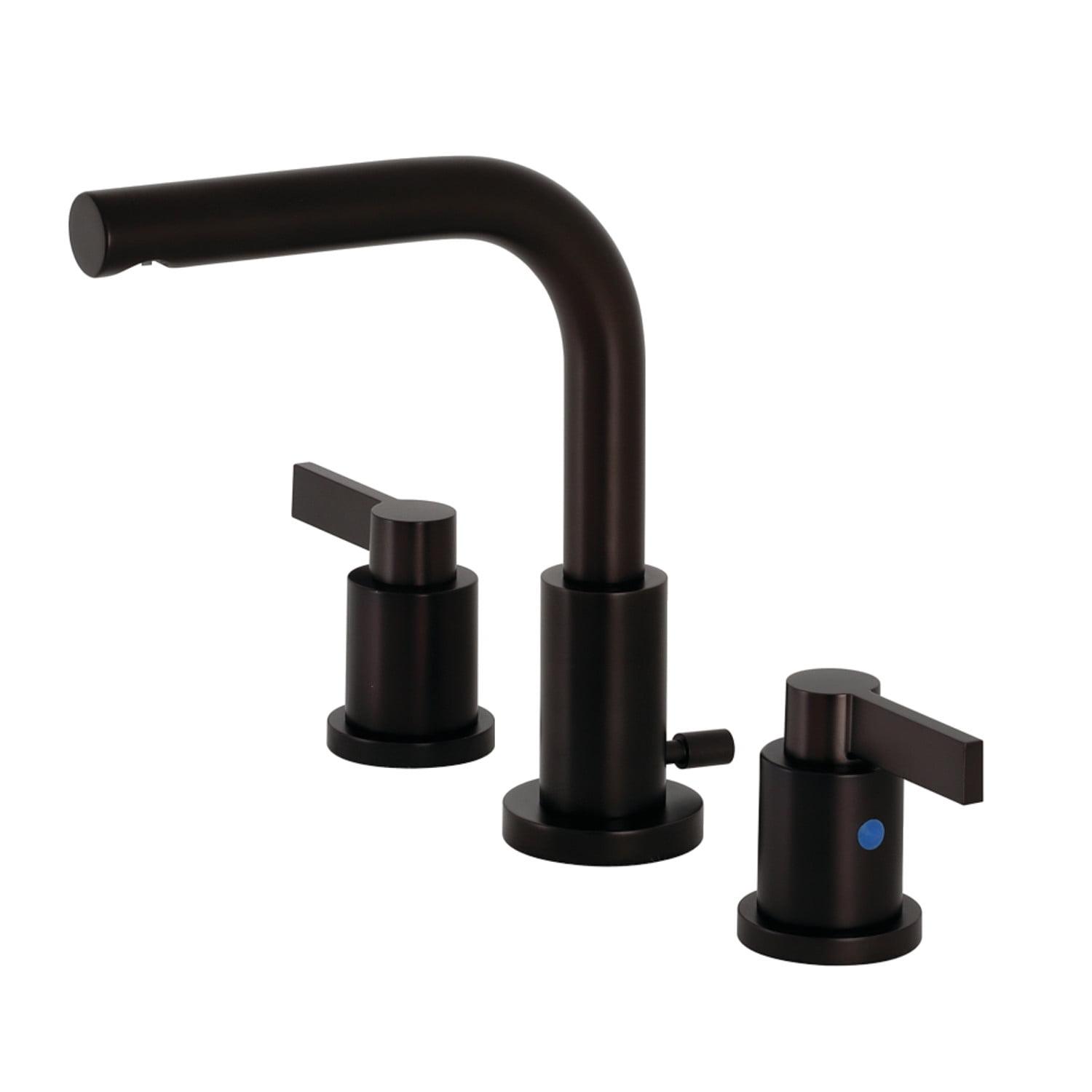 Kingston Brass KB962FL Widespread Bathroom Faucet, Polished Brass