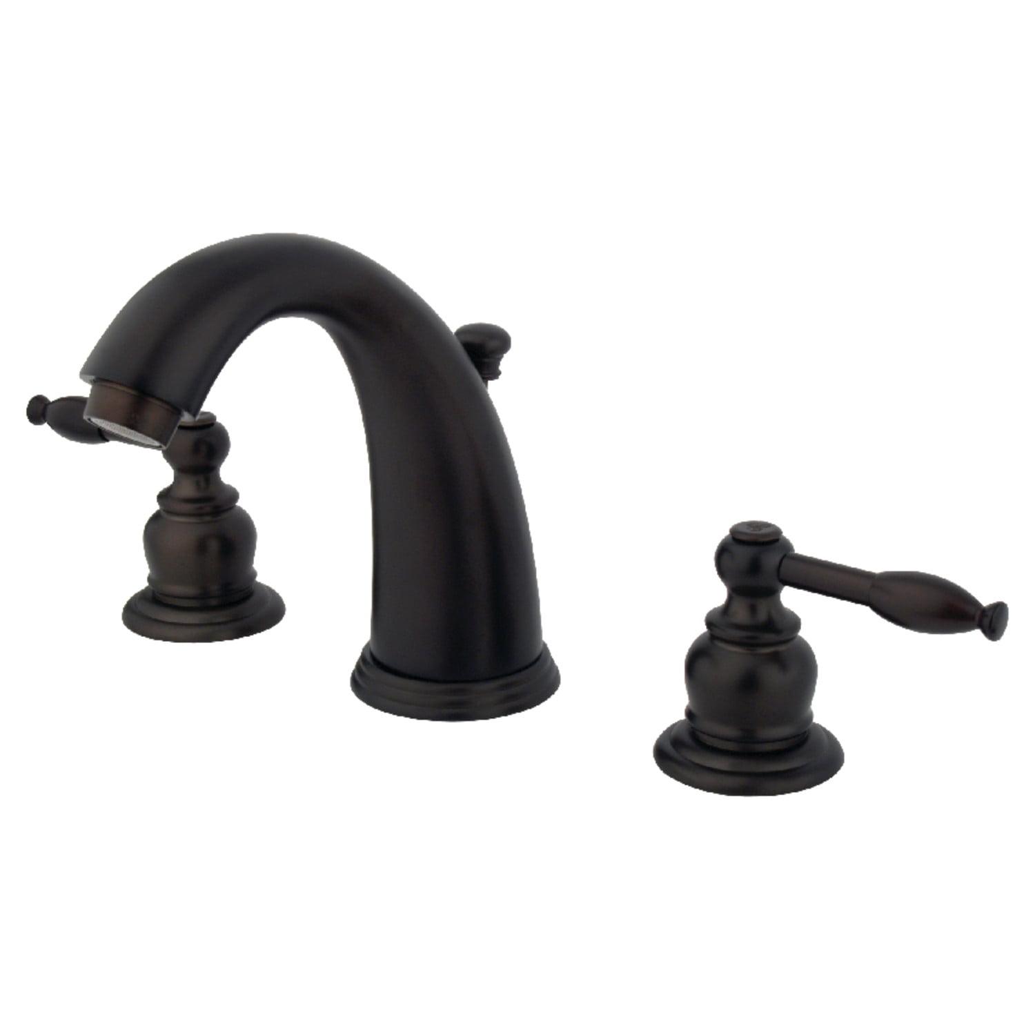 Knight 8-Inch Oil Rubbed Bronze Widespread Bathroom Faucet