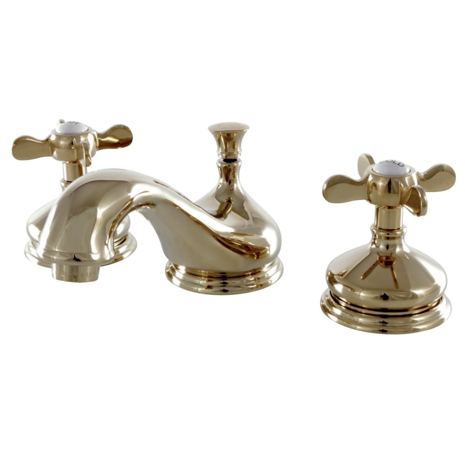 Essex Polished Brass 8-Inch Widespread Bathroom Faucet