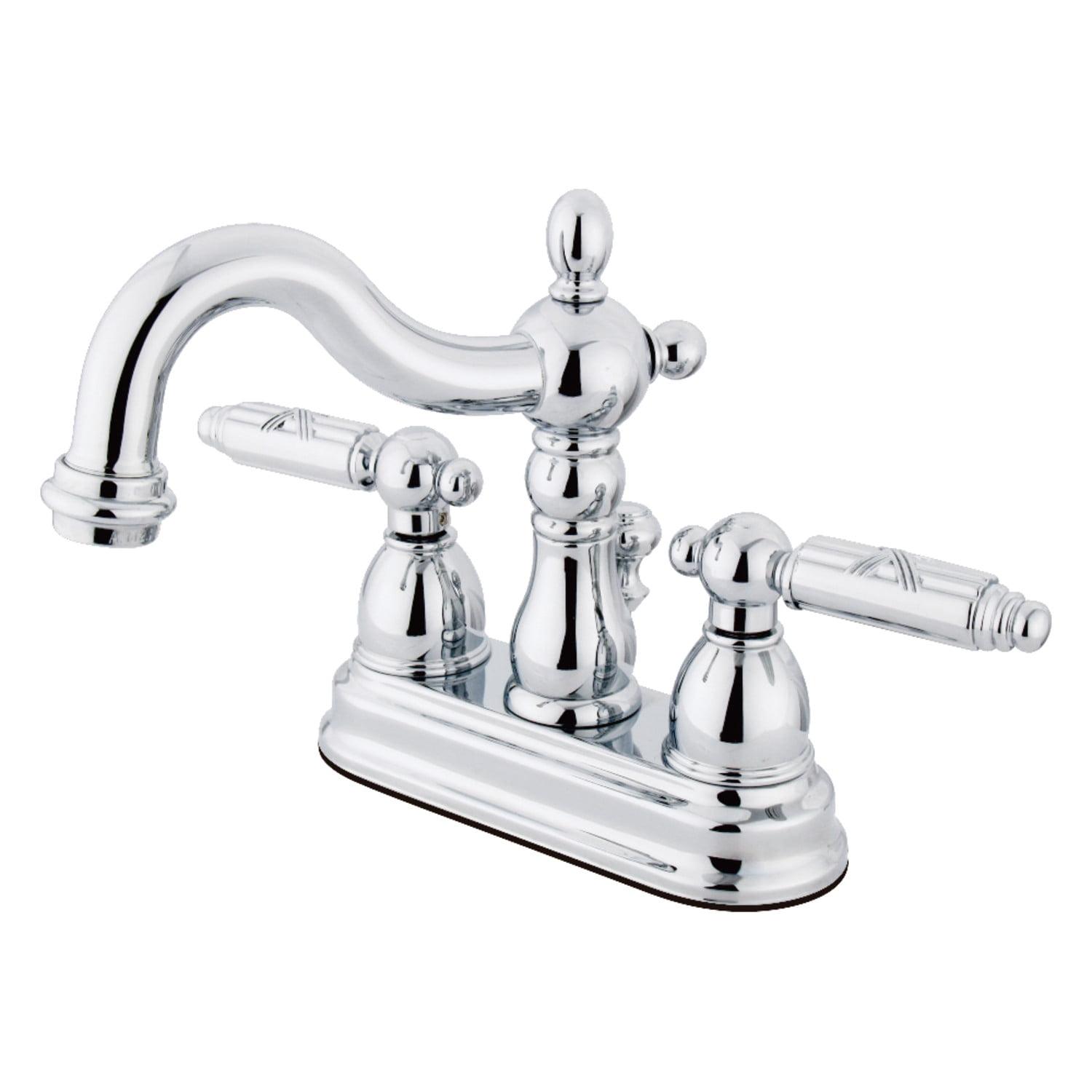 Heritage Centerset Bathroom Faucet with Drain Assembly