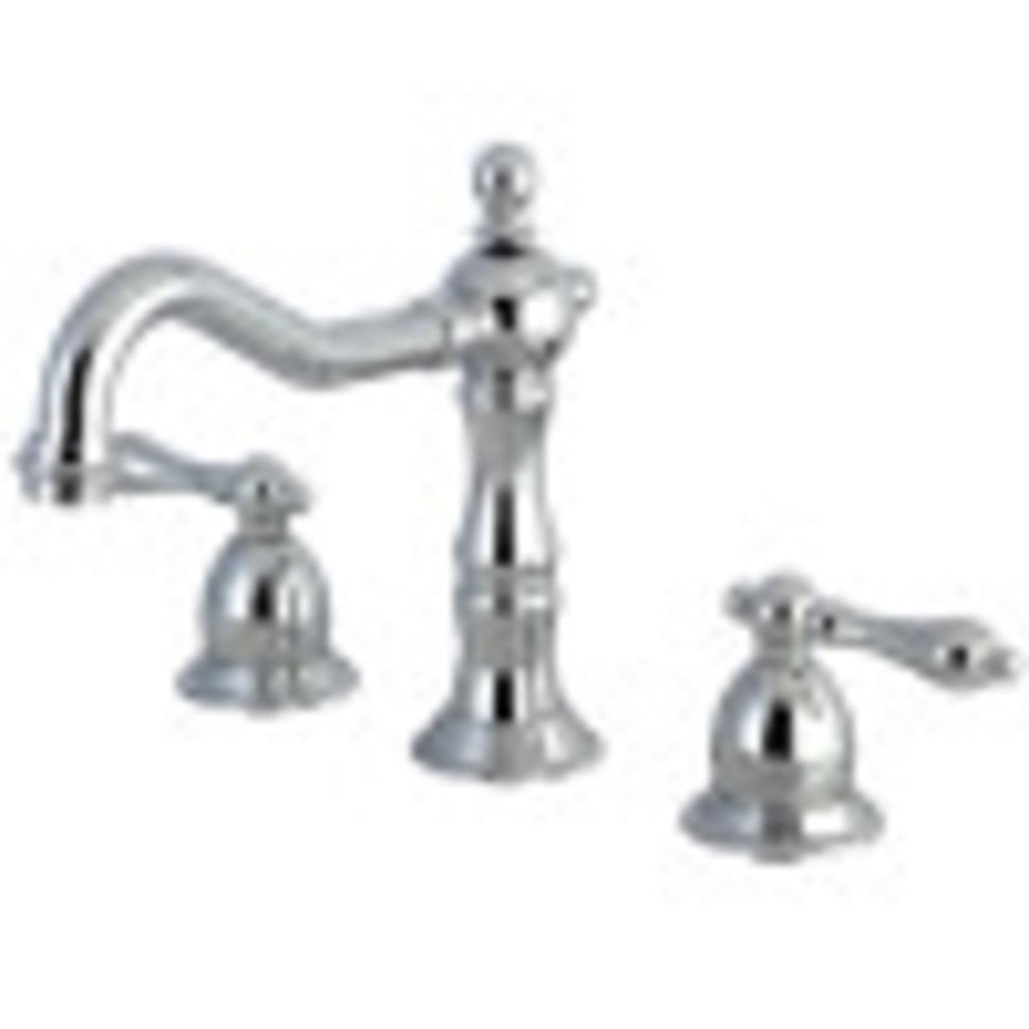 Heritage Widespread Bathroom Faucet with Drain Assembly