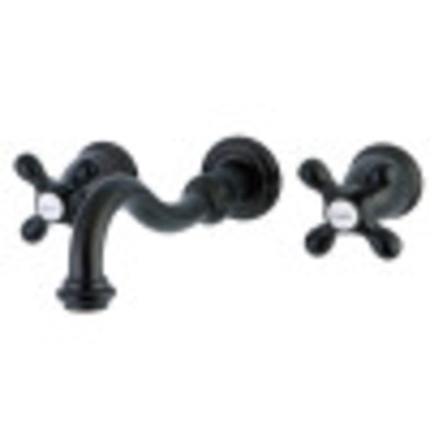 Kingston Brass Vintage Two-Handle 3-Hole Wall Mount Bathroom Faucet