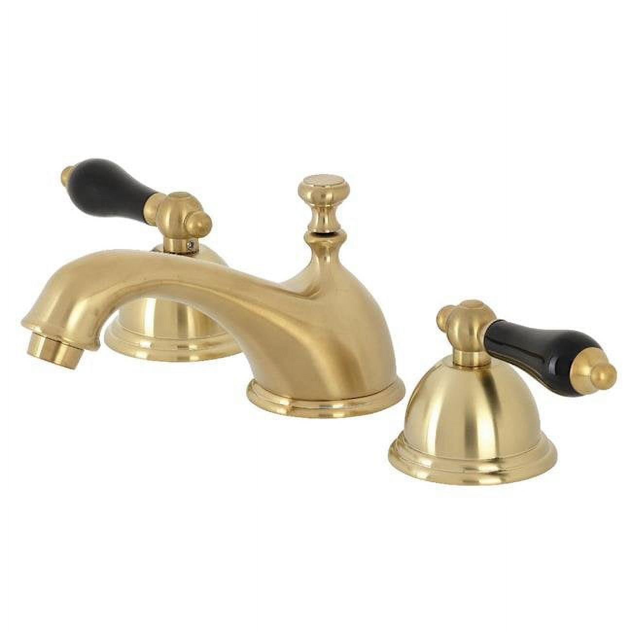 Duchess Polished Brass Widespread Bathroom Faucet with Lever Handles