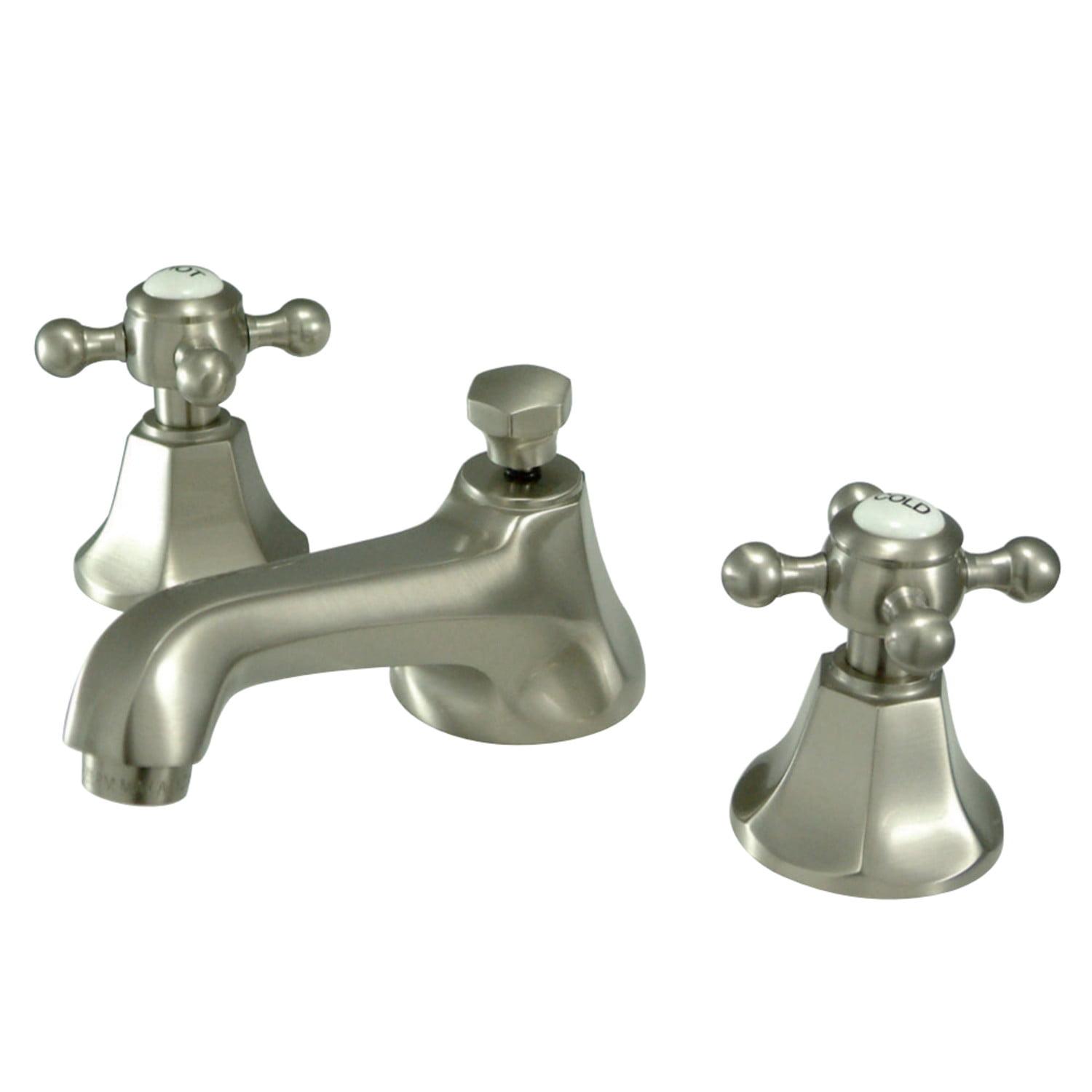 Metropolitan Widespread Bathroom Faucet with Brass Pop-up