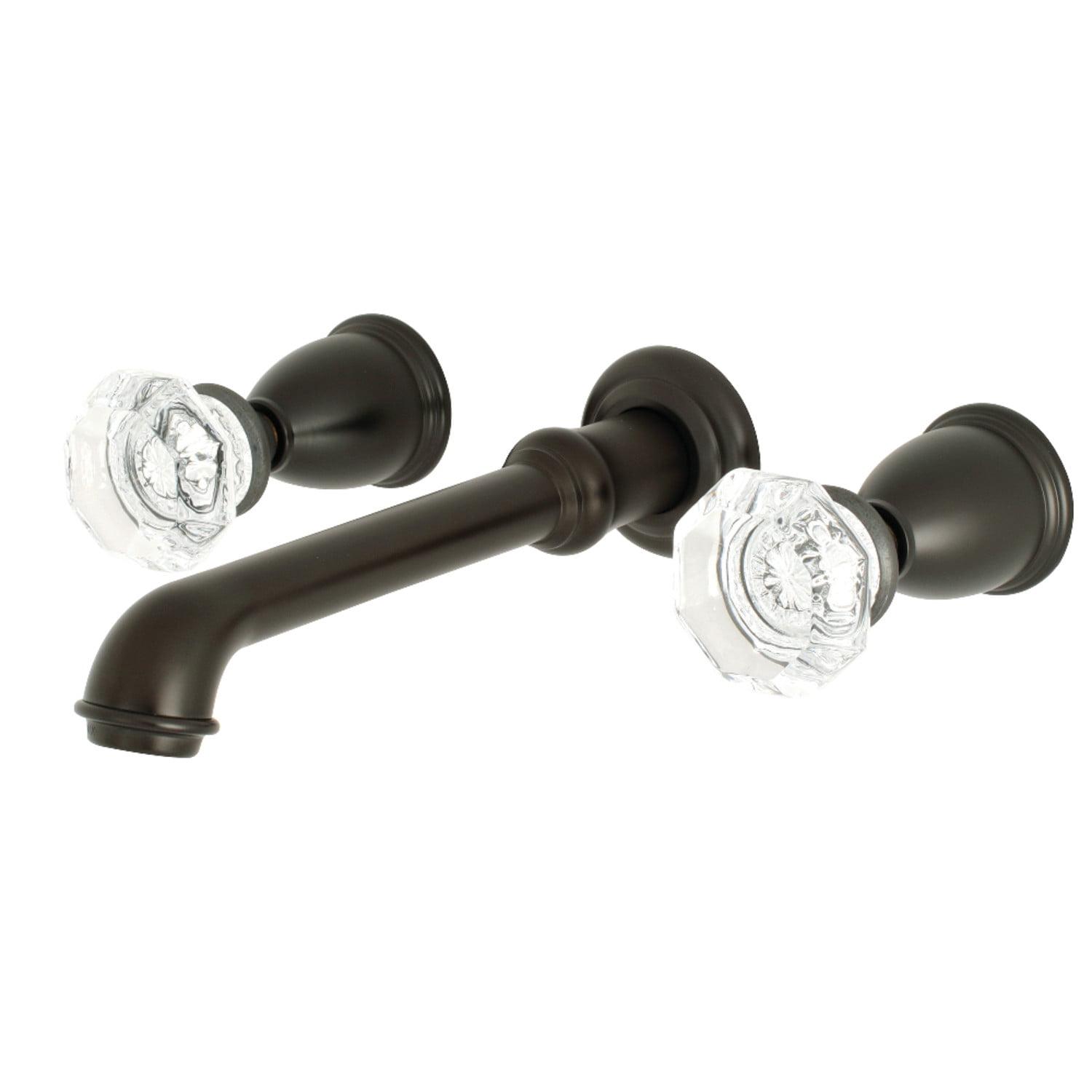 Kingston Brass Kingston Brass Celebrity Two-Handle 3-Hole Wall Mount Bathroom Faucet KS7125WCL