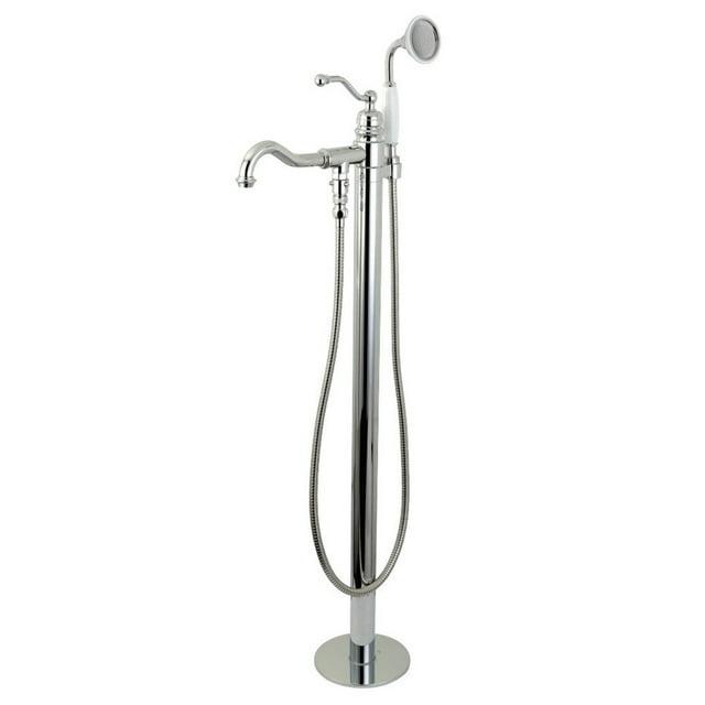 Kingston Brass English Country Single-Handle 1-Hole Freestanding Tub Faucet with Hand Shower