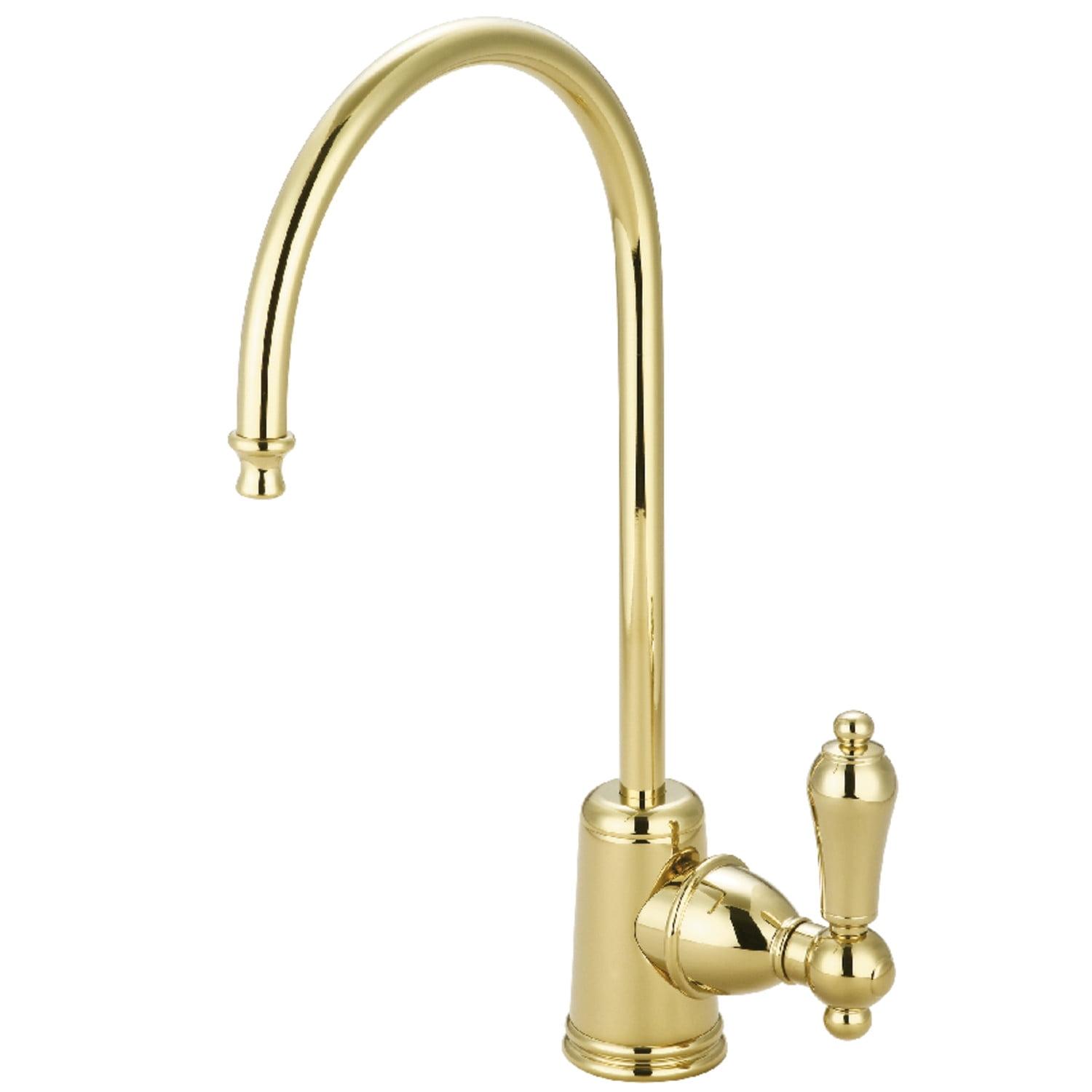 Polished Brass Single Handle Water Filtration Faucet