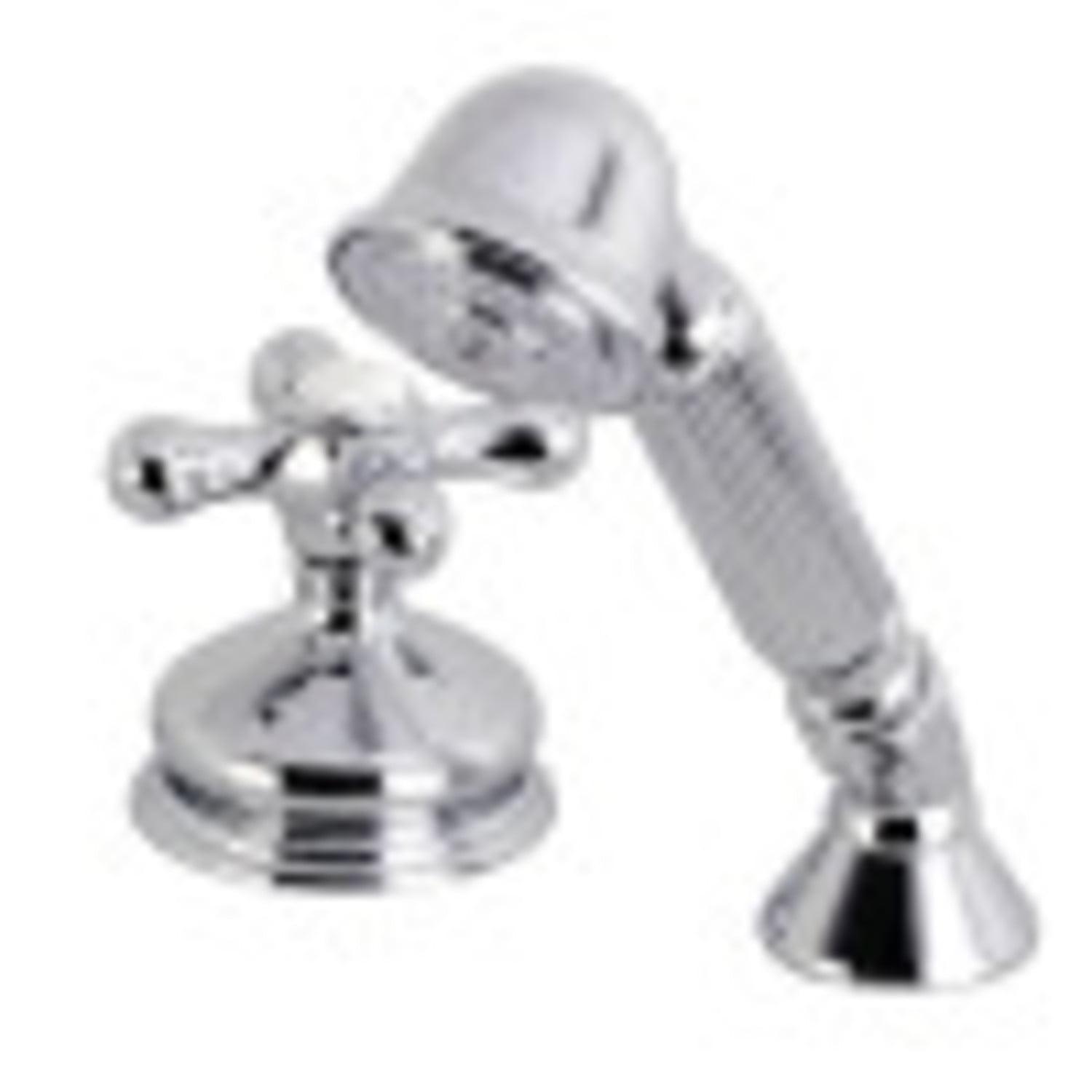 Kingston Brass Deck Mount Hand Shower with Diverter for Roman Tub Faucet