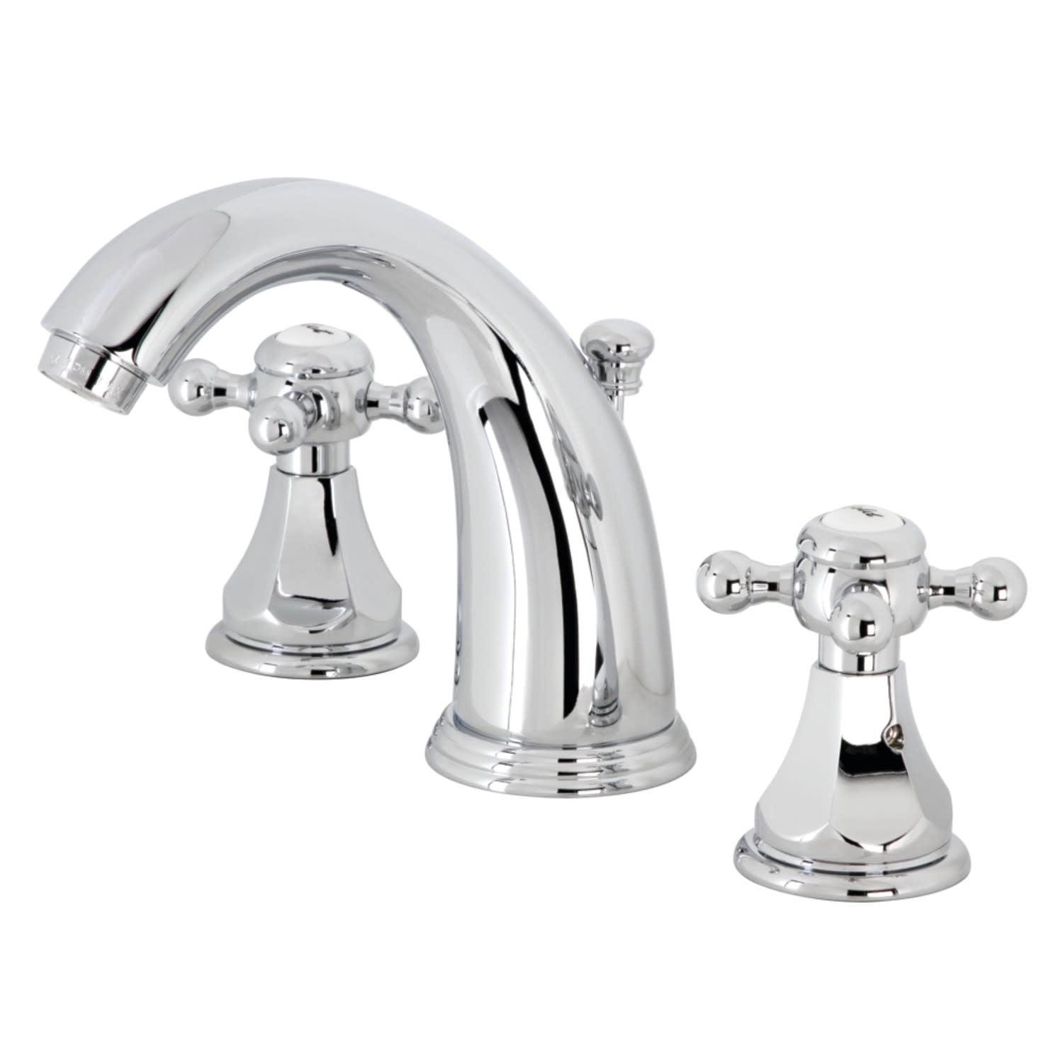 Kingston Brass KB4985BX Metropolitan Widespread Bathroom Faucet With Pop-Up Drain, Oil Rubbed Bronze